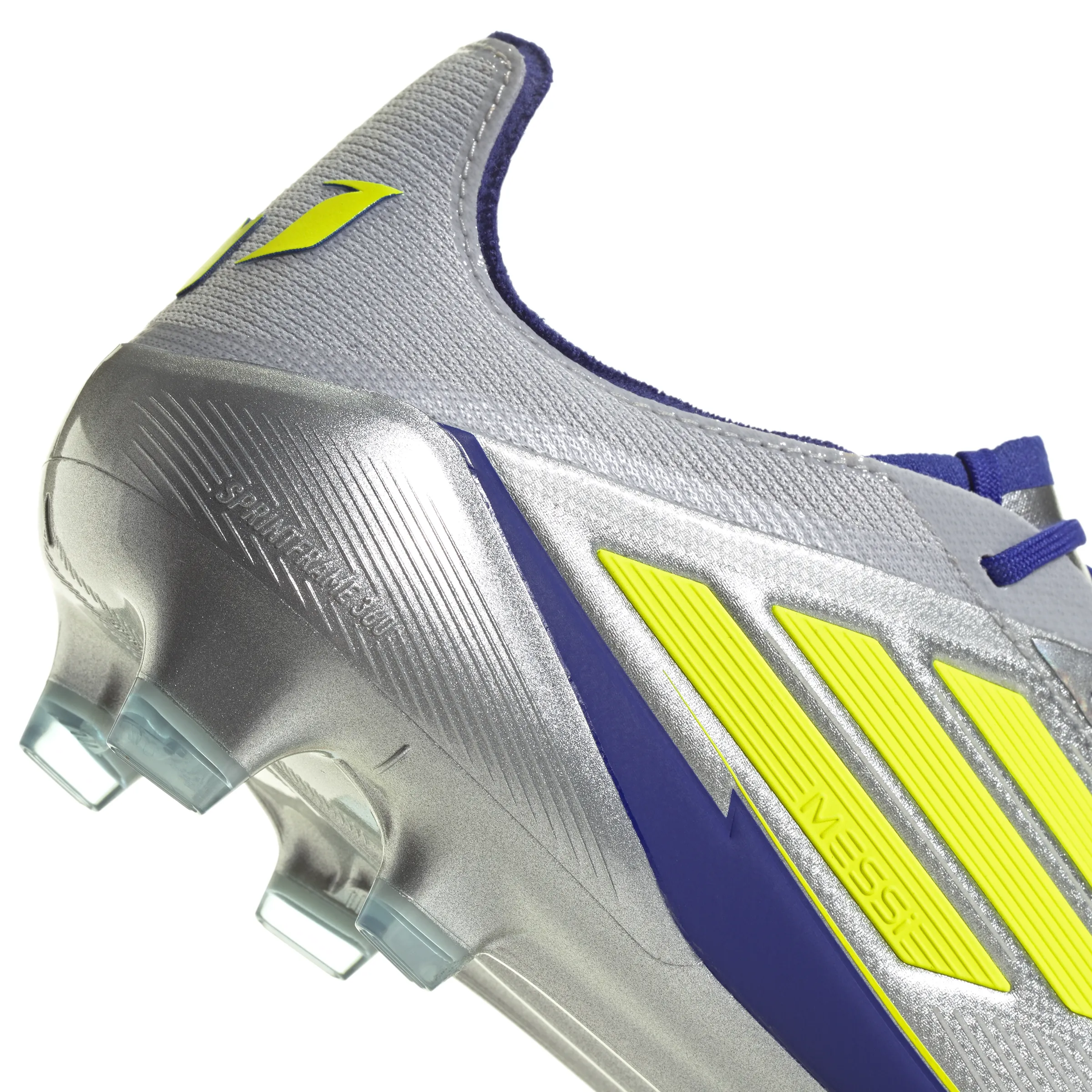 adidas F50 Messi Elite FG Firm Ground - Silver / Blue/ Neon