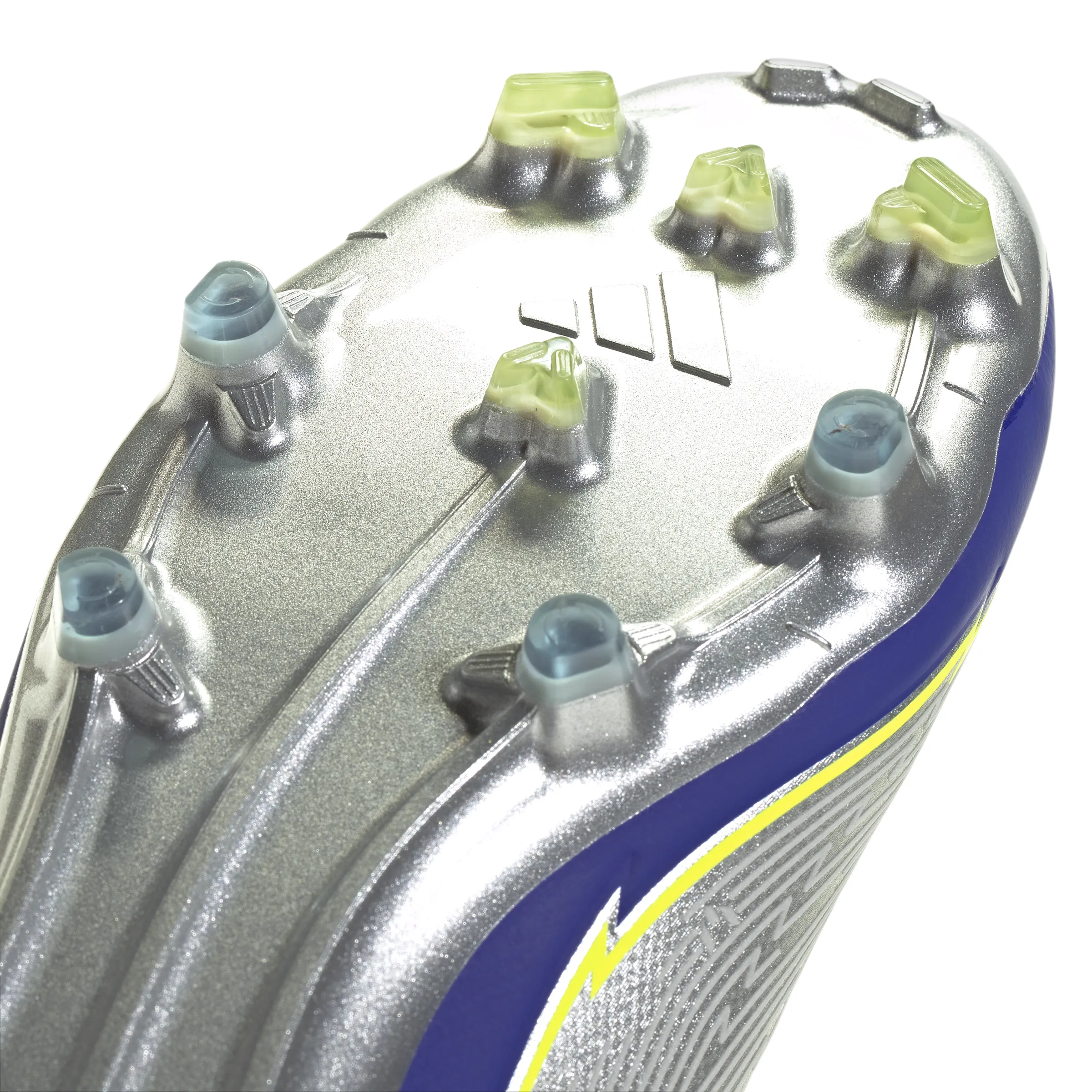 adidas F50 Messi Elite FG Firm Ground - Silver / Blue/ Neon