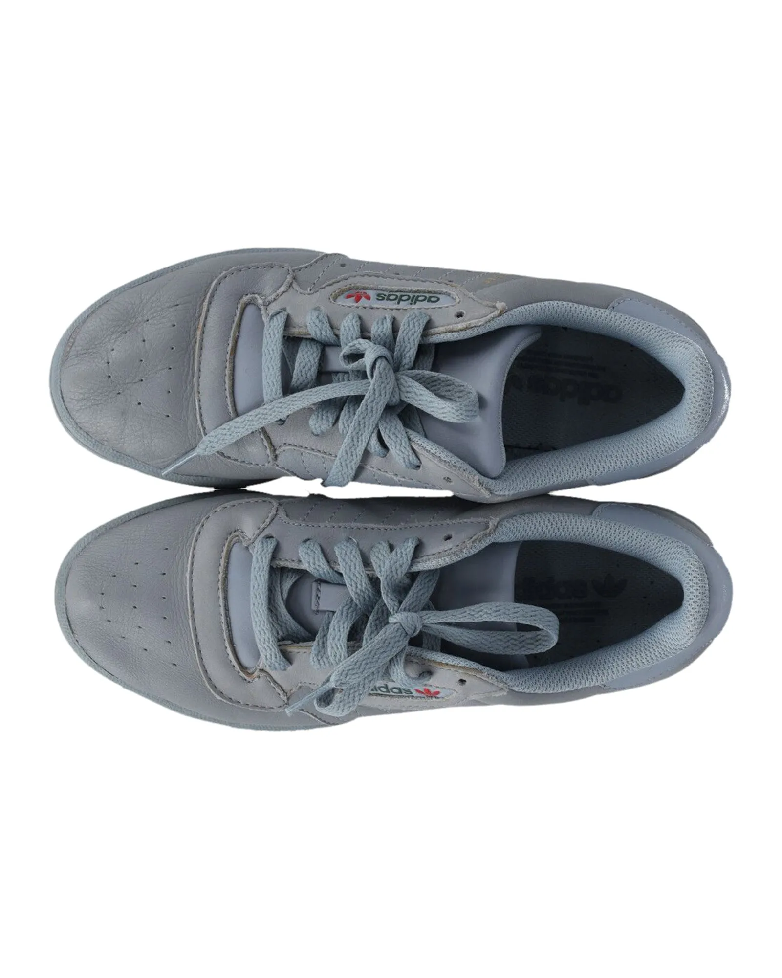 Adidas Yeezy Calabasas PowerPhase Sneakers in Grey Leather
