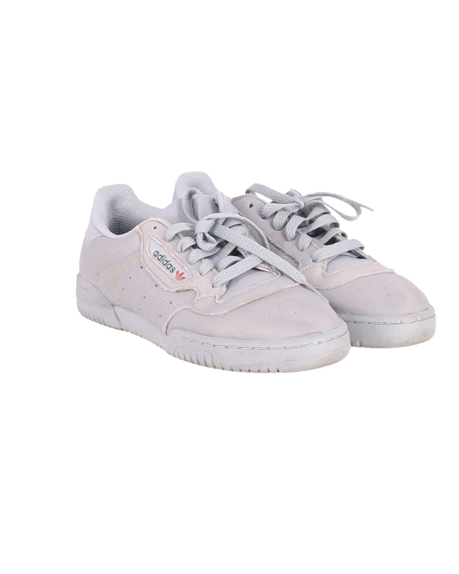 Adidas Yeezy Calabasas PowerPhase Sneakers in Grey Leather