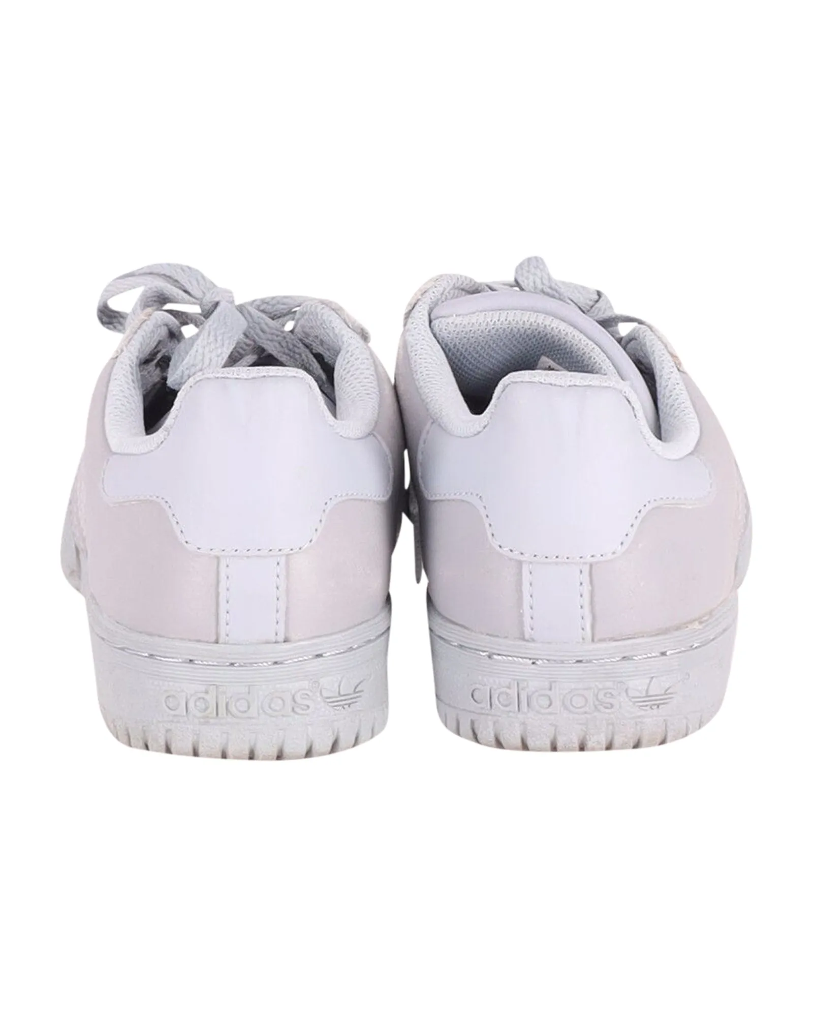 Adidas Yeezy Calabasas PowerPhase Sneakers in Grey Leather