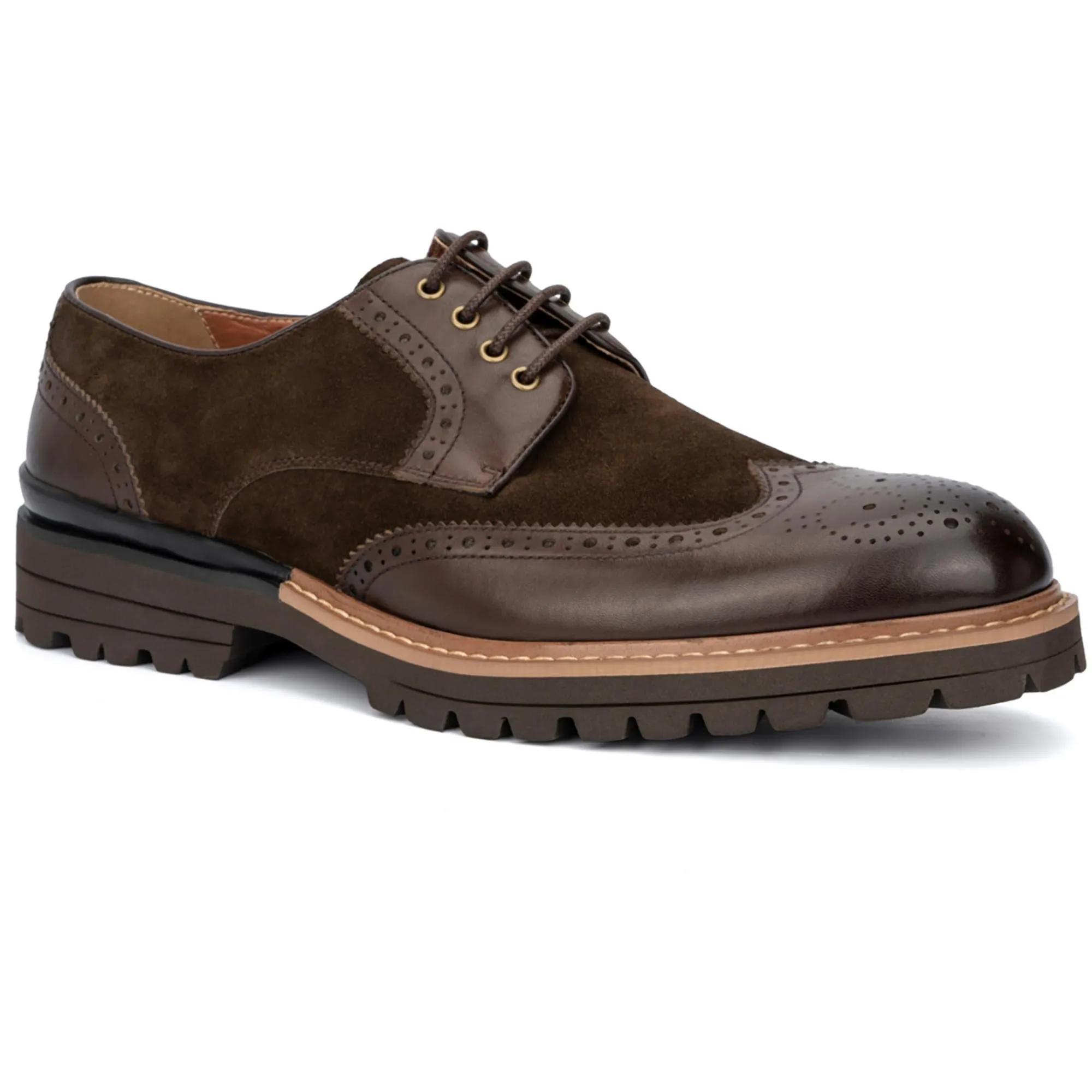 Andrew Mens Leather Derby Shoes