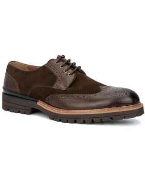 Andrew Mens Leather Derby Shoes