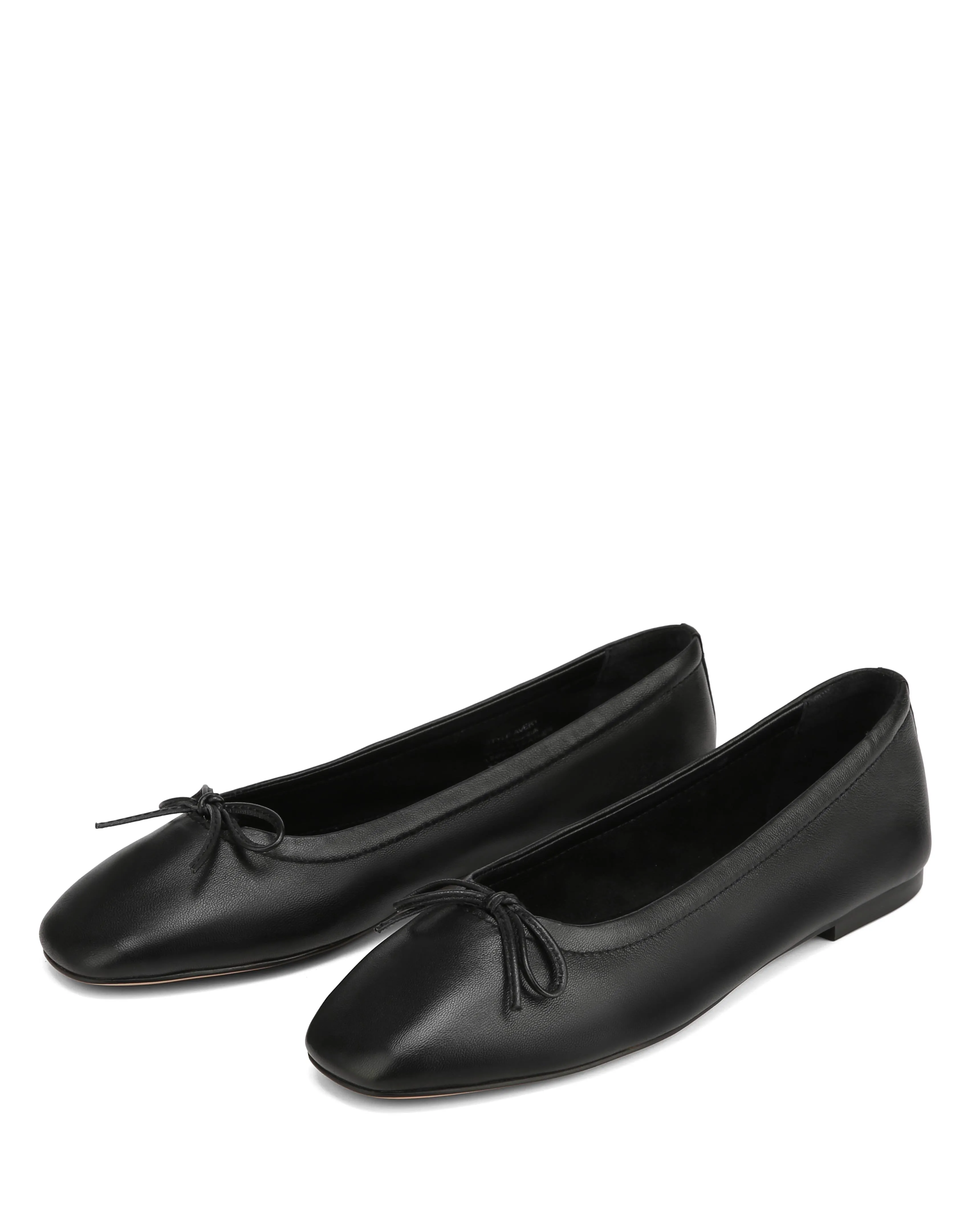 Avery Black Leather
