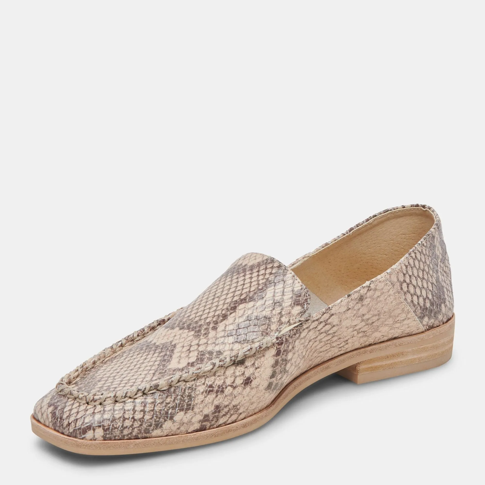 Beny Flats Sand Snake Embossed