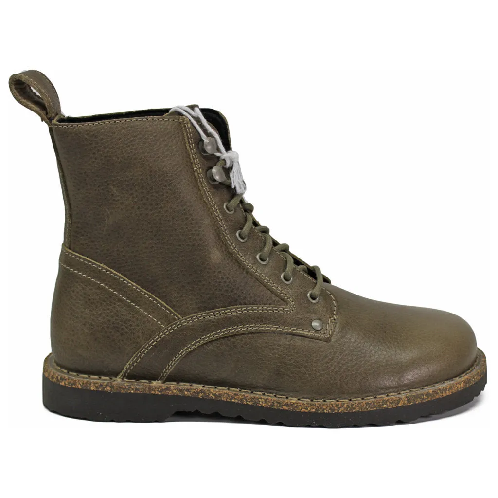 Birkenstock Bryson Natural Grained Leather Unisex Ankle Boots