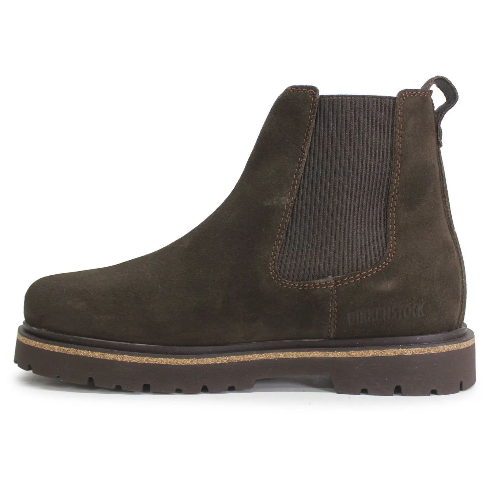 Birkenstock Highwood Slip On Mid Suede Leather Unisex Chelsea Boots