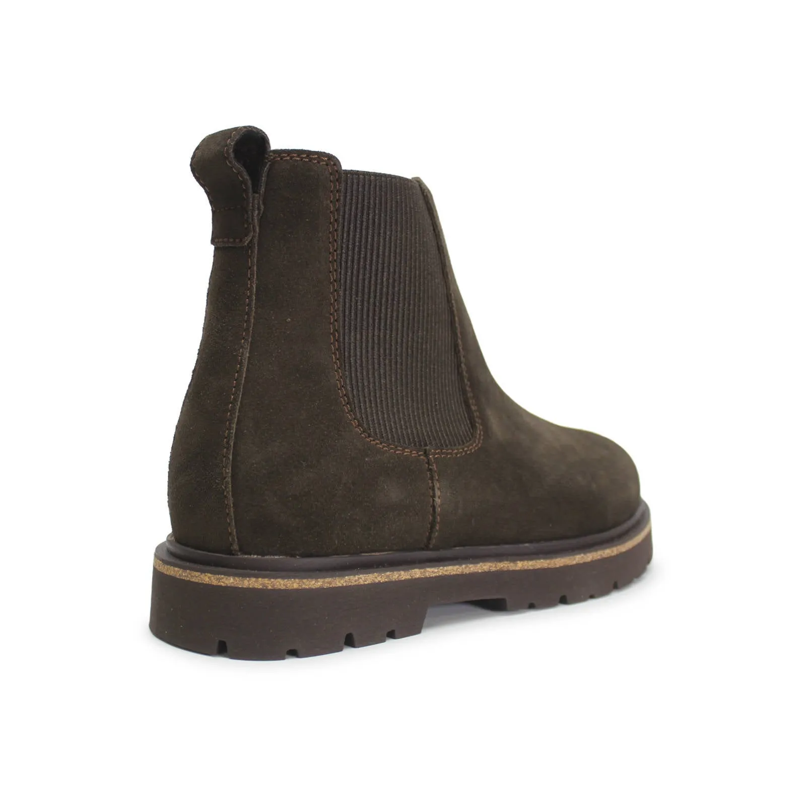 Birkenstock Highwood Slip On Mid Suede Leather Unisex Chelsea Boots