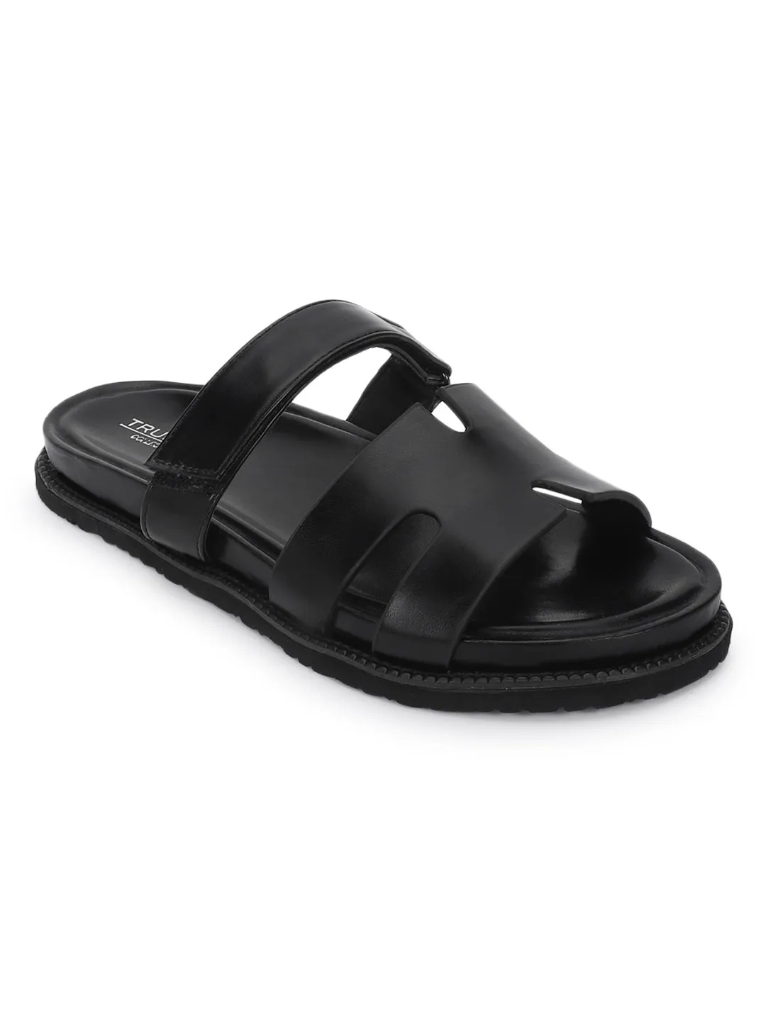 Black PU Slip-On Flats (TC-ST12ORRY-BLK)