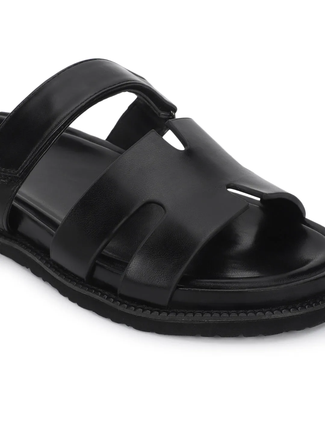 Black PU Slip-On Flats (TC-ST12ORRY-BLK)