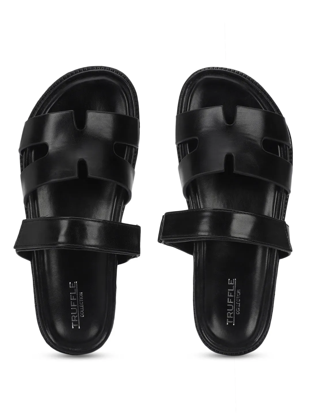 Black PU Slip-On Flats (TC-ST12ORRY-BLK)