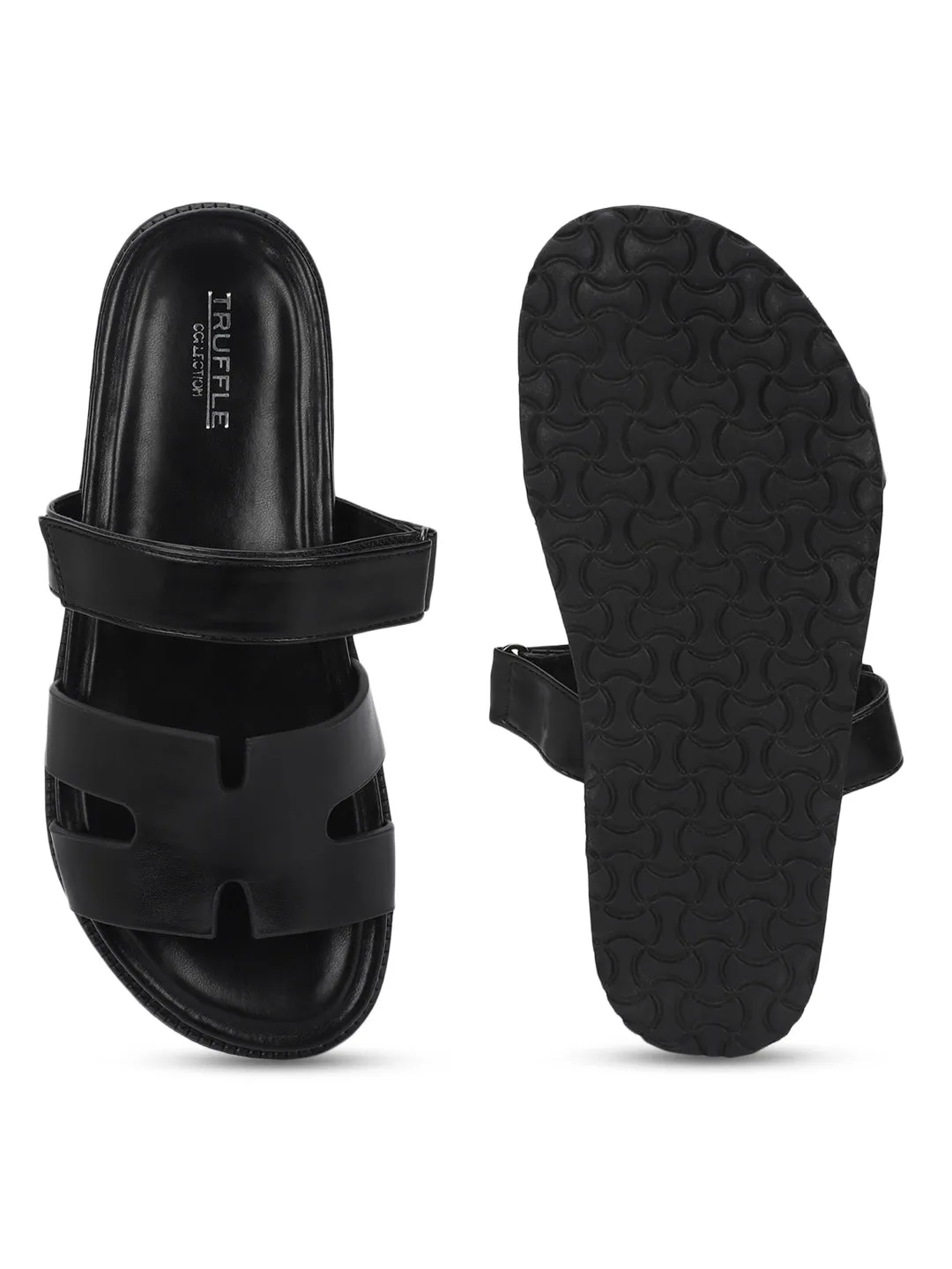 Black PU Slip-On Flats (TC-ST12ORRY-BLK)