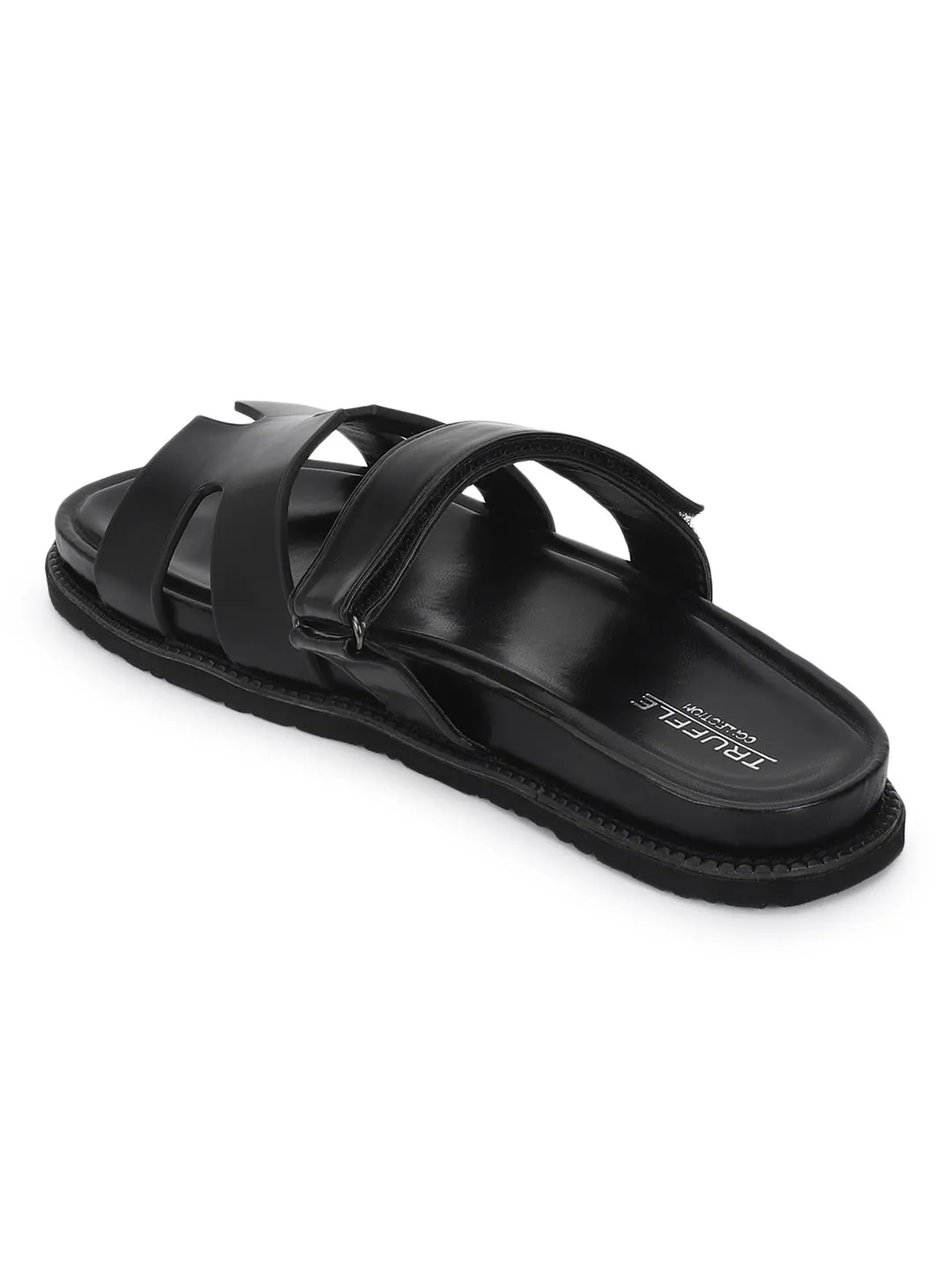 Black PU Slip-On Flats (TC-ST12ORRY-BLK)