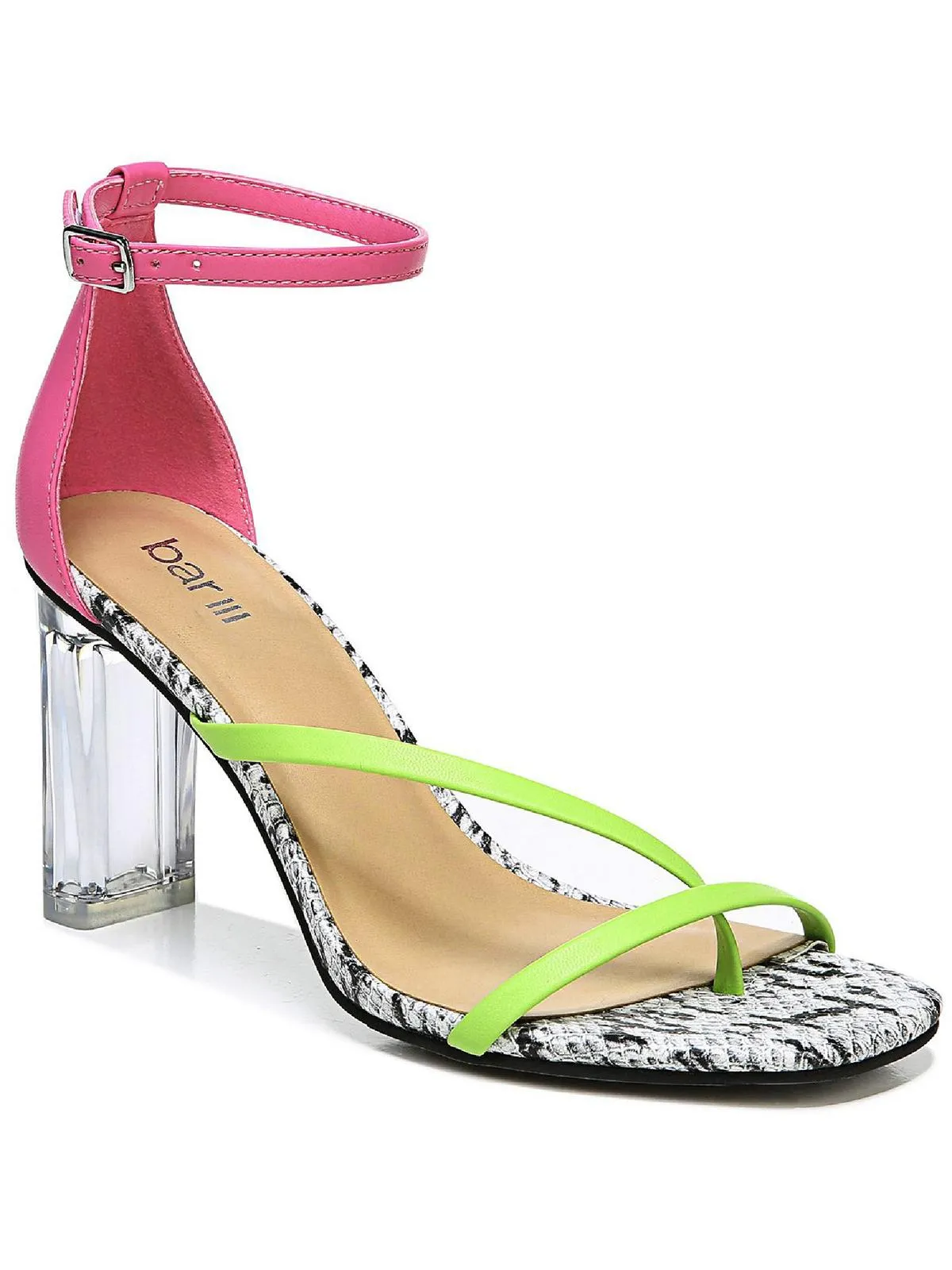 Blakke Womens Faux Leather Dressy Dress Sandals