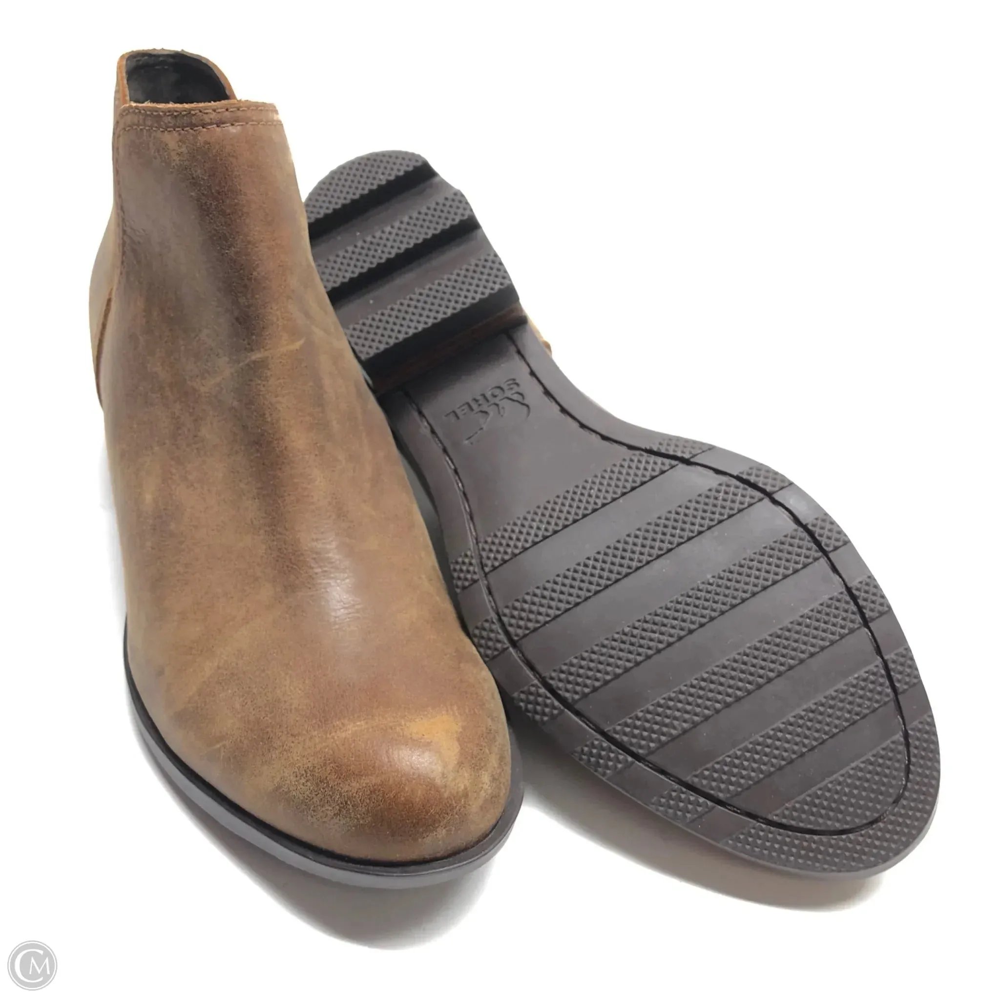 Boots Ankle Flats By Sorel In Brown, Size: 8