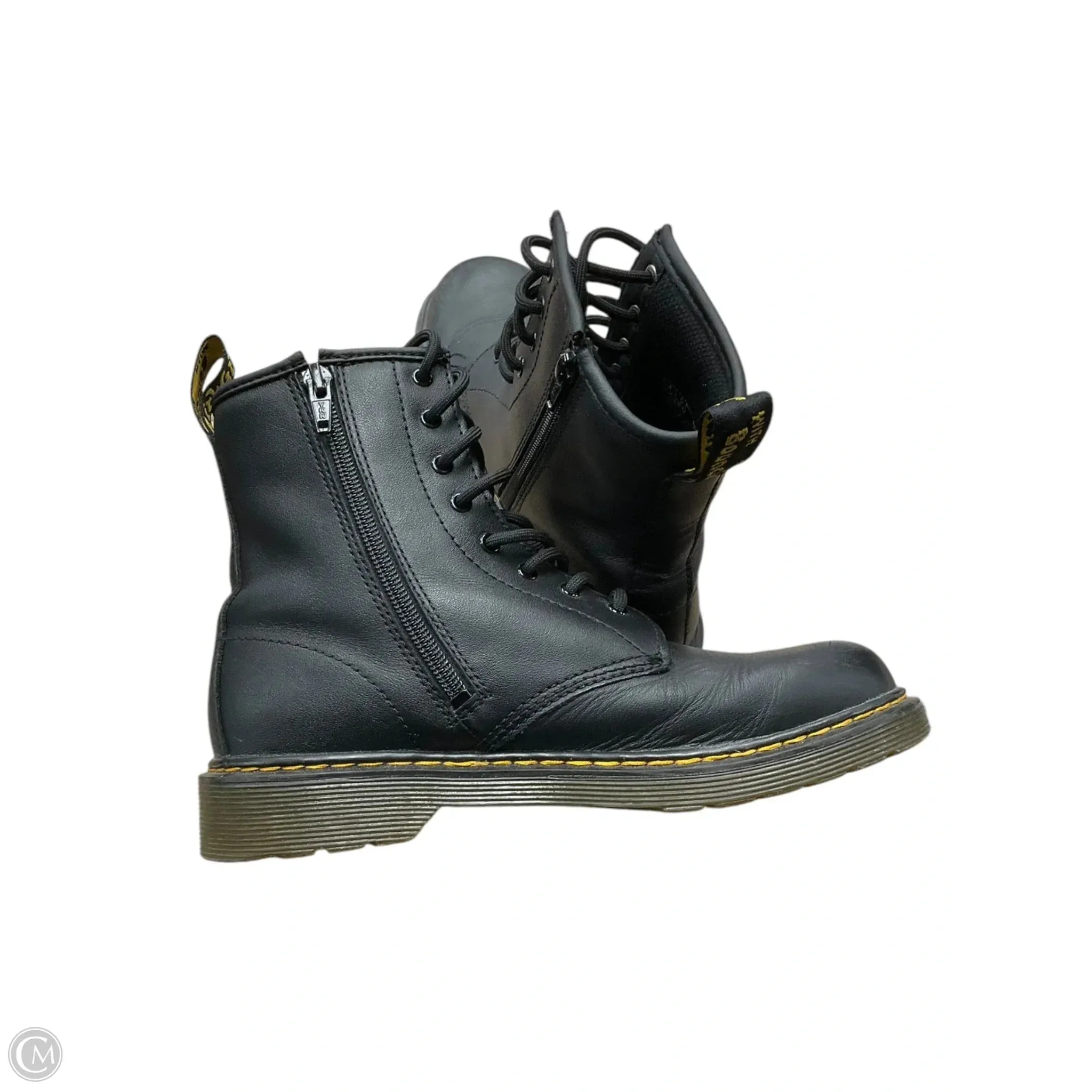 Boots Combat By Dr Martens In Black, Size: 6