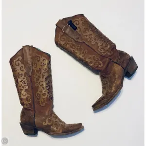 Boots Western By Corral In Brown, Size: 6.5