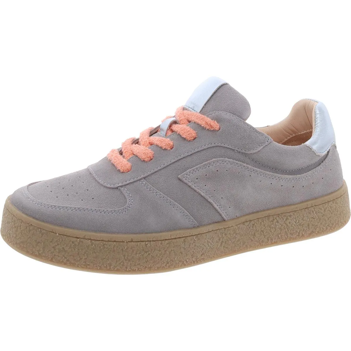 Brayan Womens Suede Lace-Up Casual And Fashion Sneakers