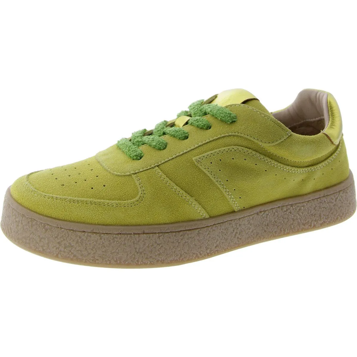 Brayan Womens Suede Lace-Up Casual And Fashion Sneakers