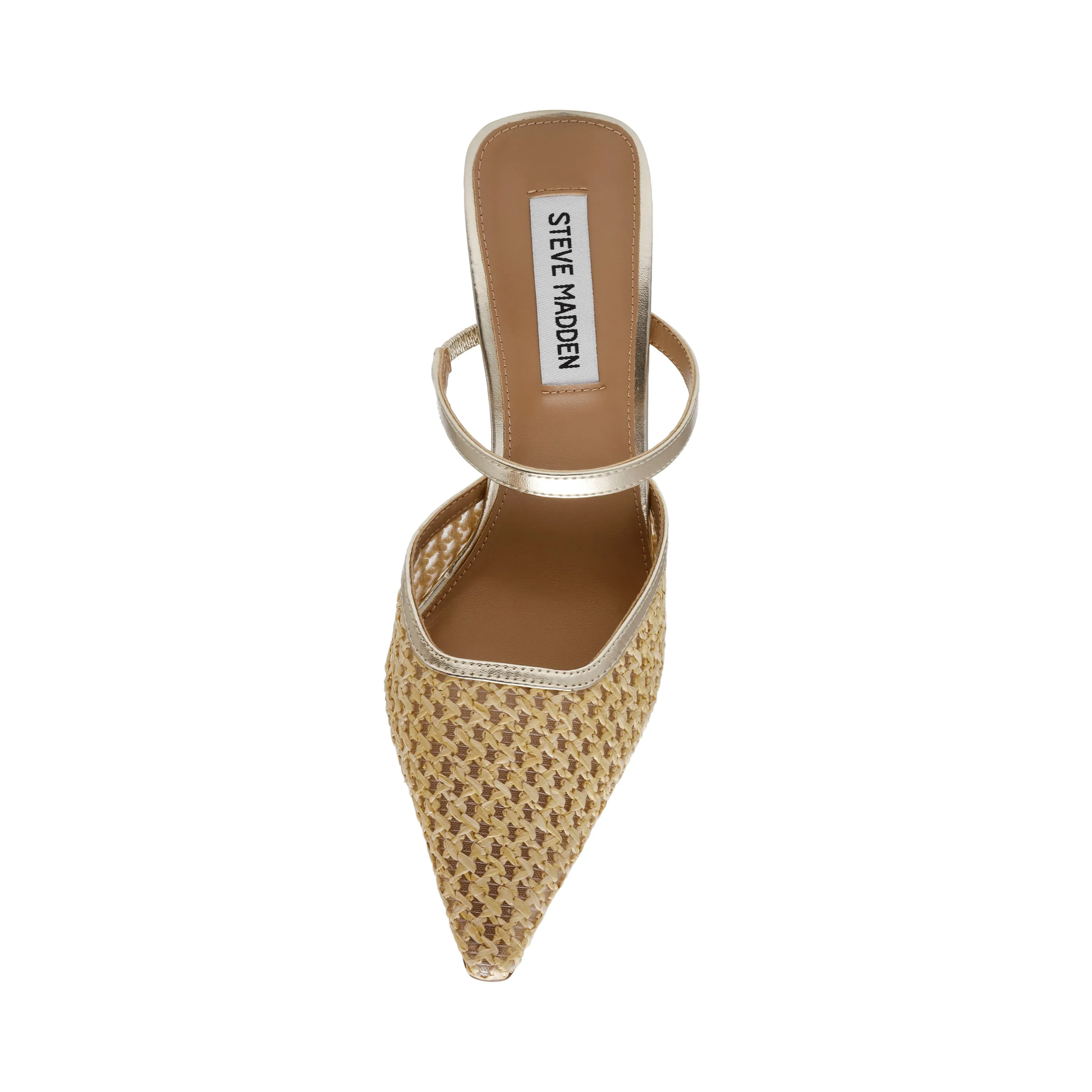 Brinley Mule GOLD RAFFIA