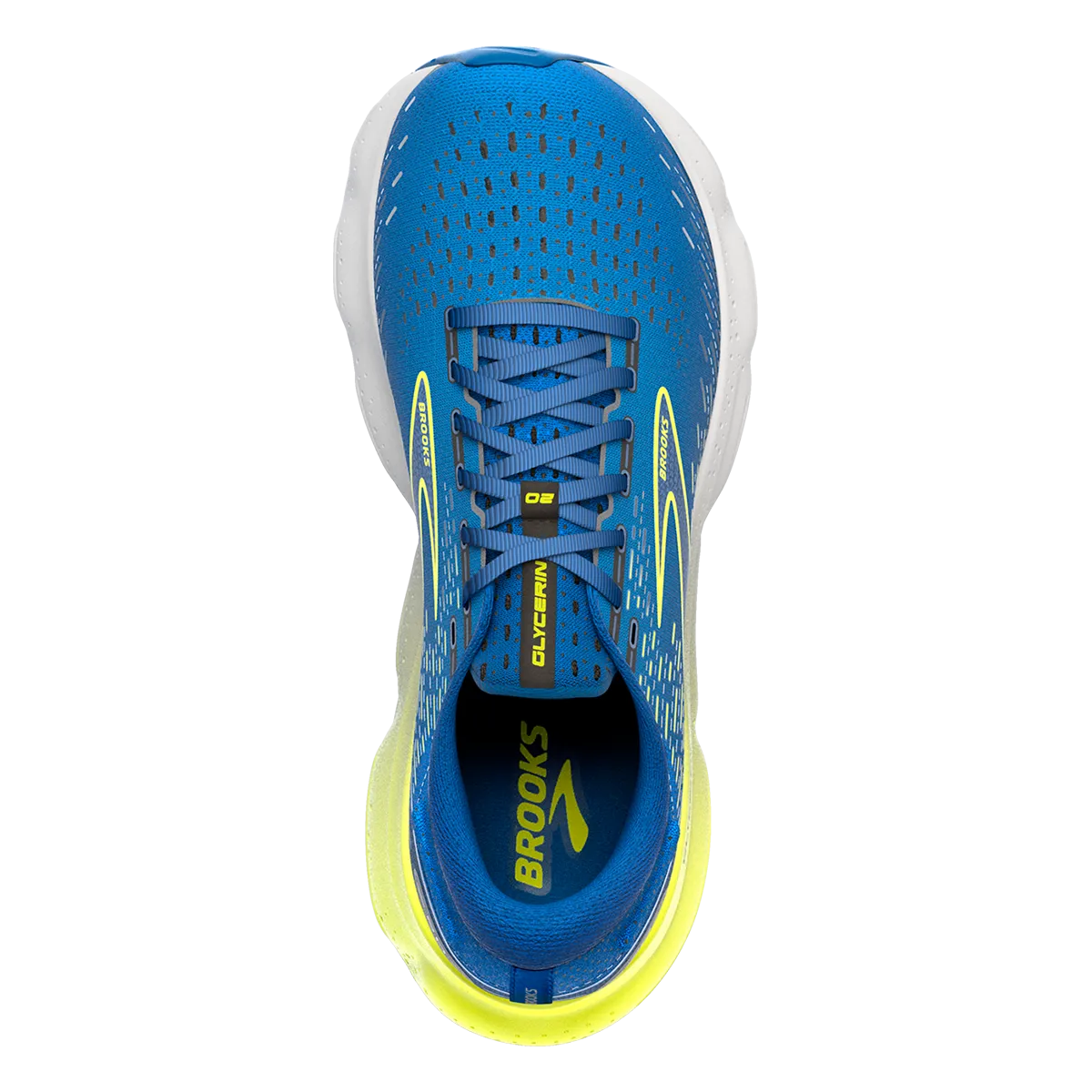 Brooks Glycerin 20 - Blue - Nightlife - White