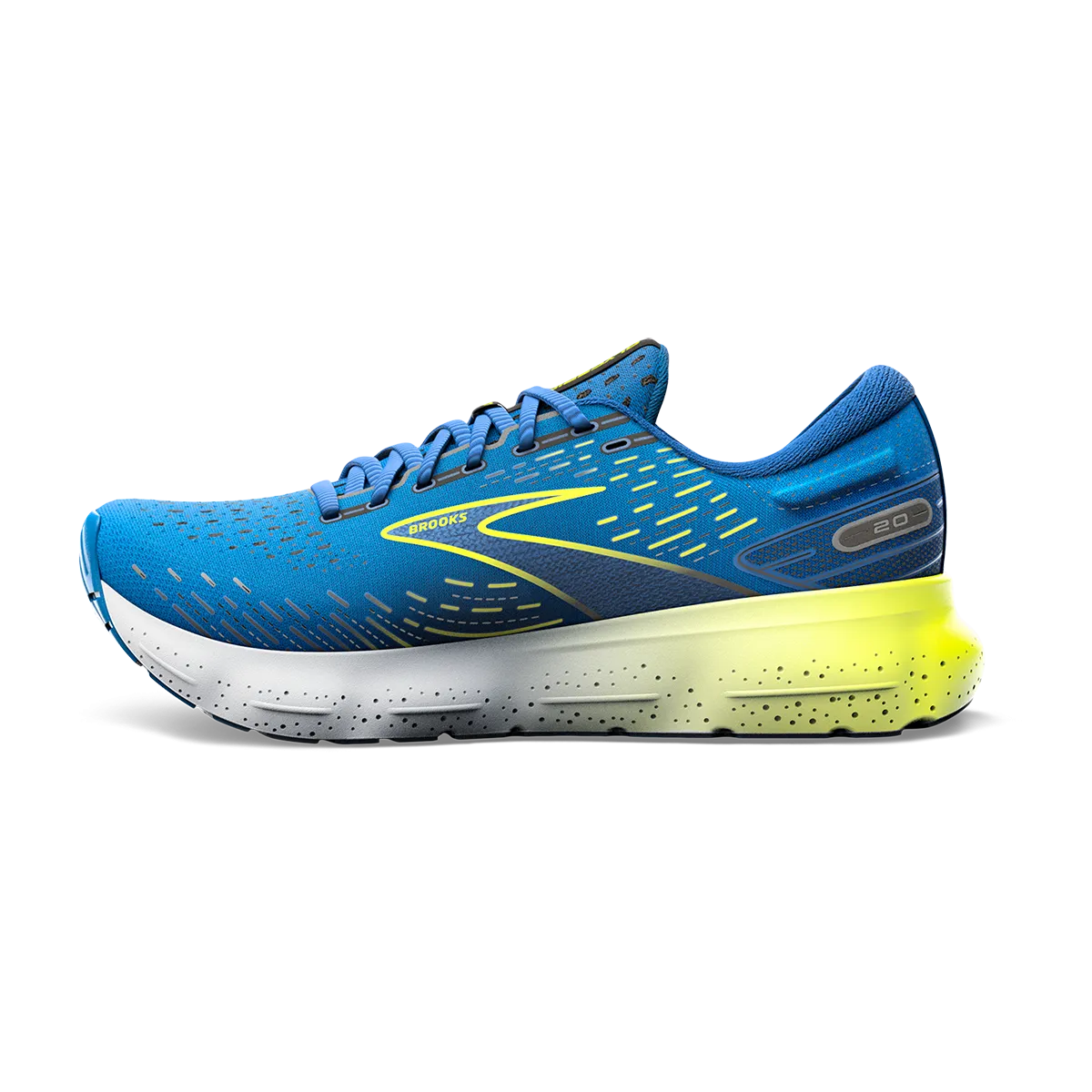 Brooks Glycerin 20 - Blue - Nightlife - White