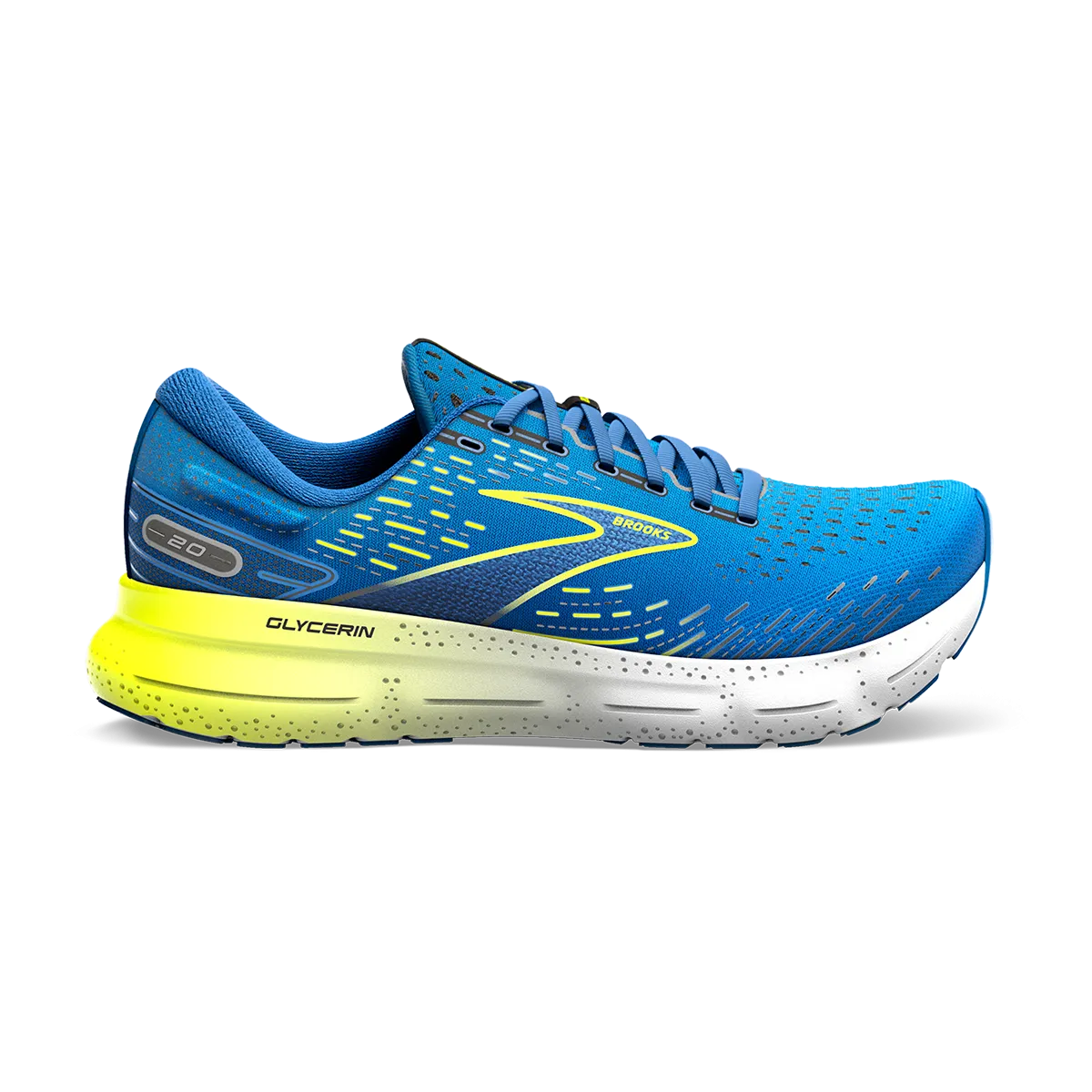 Brooks Glycerin 20 - Blue - Nightlife - White