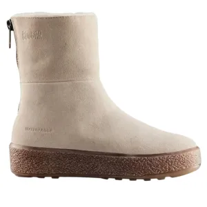 Button Waterproof Bootie In Mushroom Suede