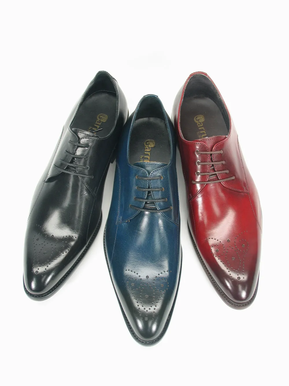 Carrucci KS479-04 Signature Lace-up Oxford - Burgundy