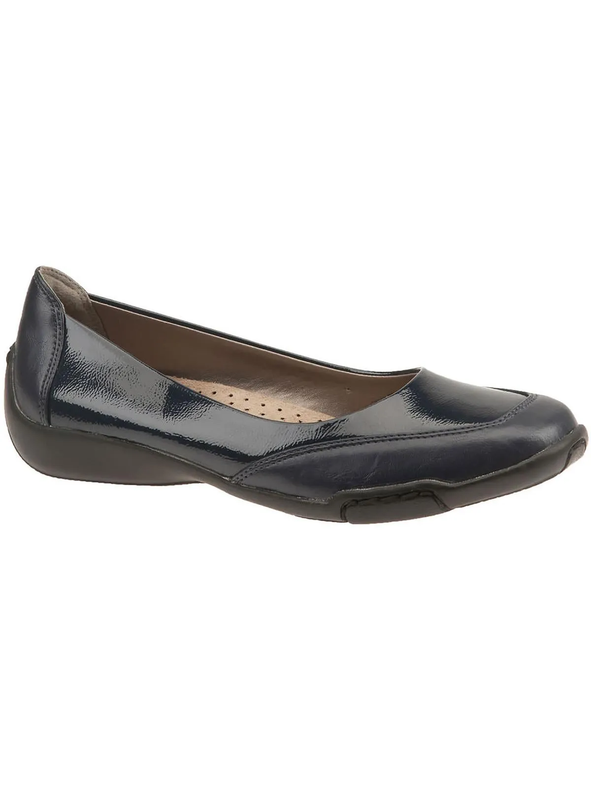Cascade Womens Padded Insole Slip On Flats