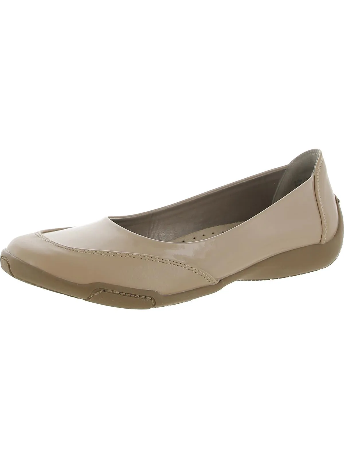 Cascade Womens Padded Insole Slip On Flats