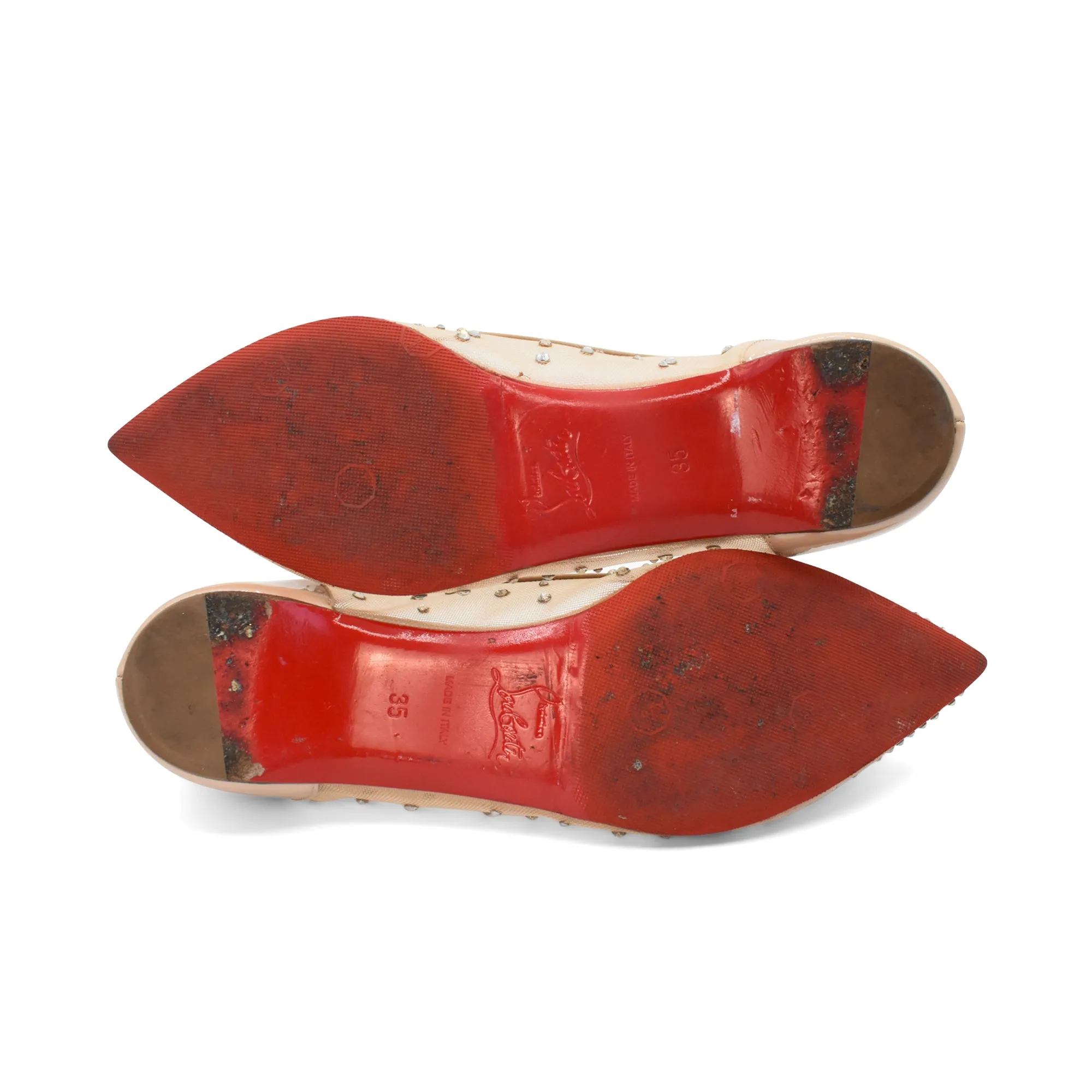 Christian Louboutin 'Follies Strass' Flats - Women's 35