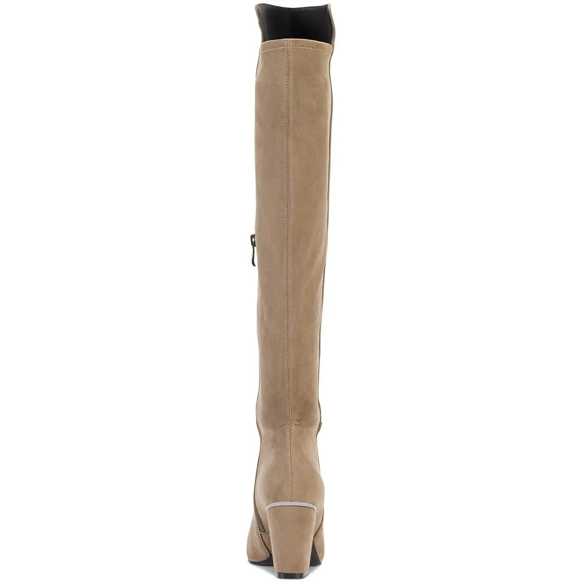 Cilli Womens Microsuede Block Heel Knee-High Boots