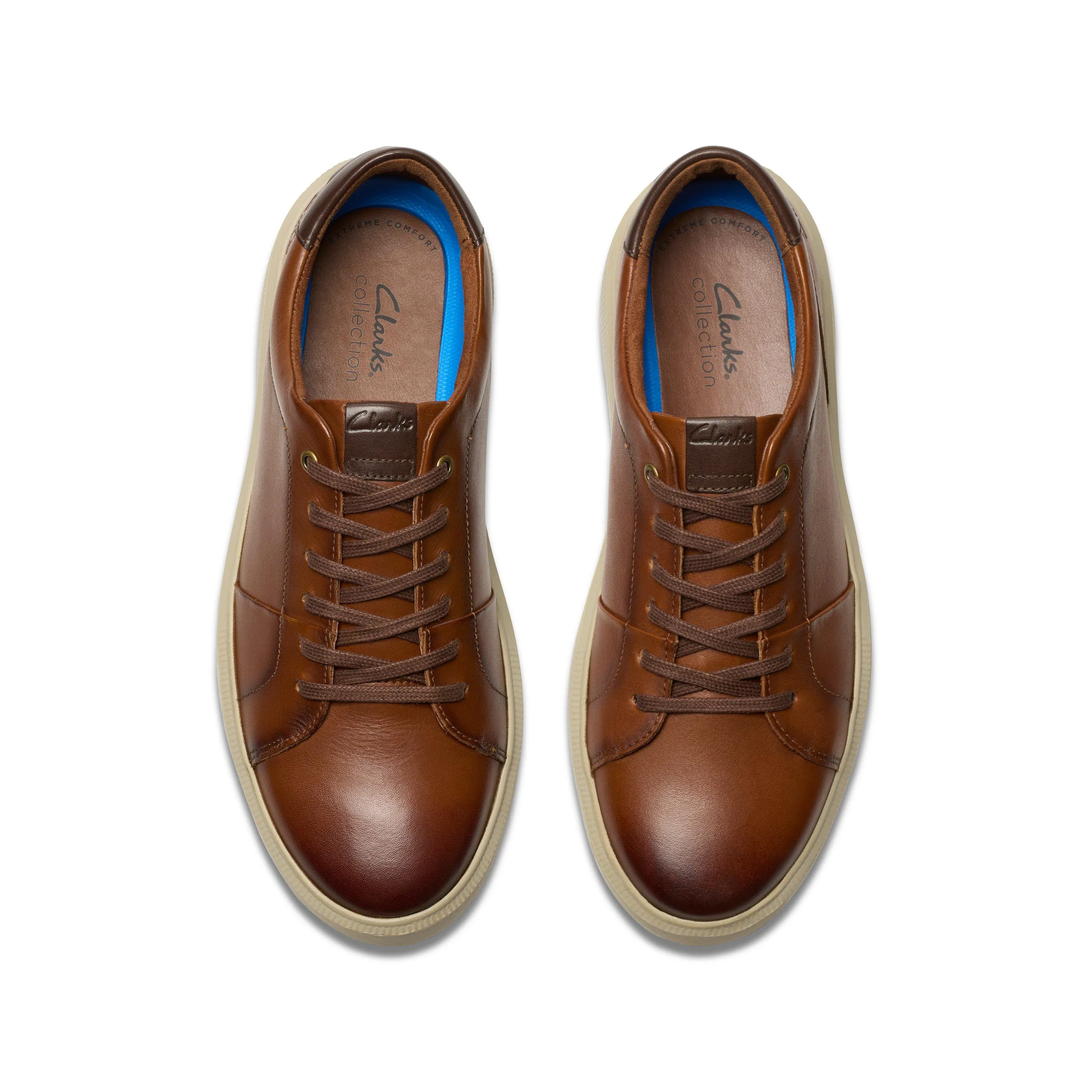 Clarks Brodin Lace in Brown Leather