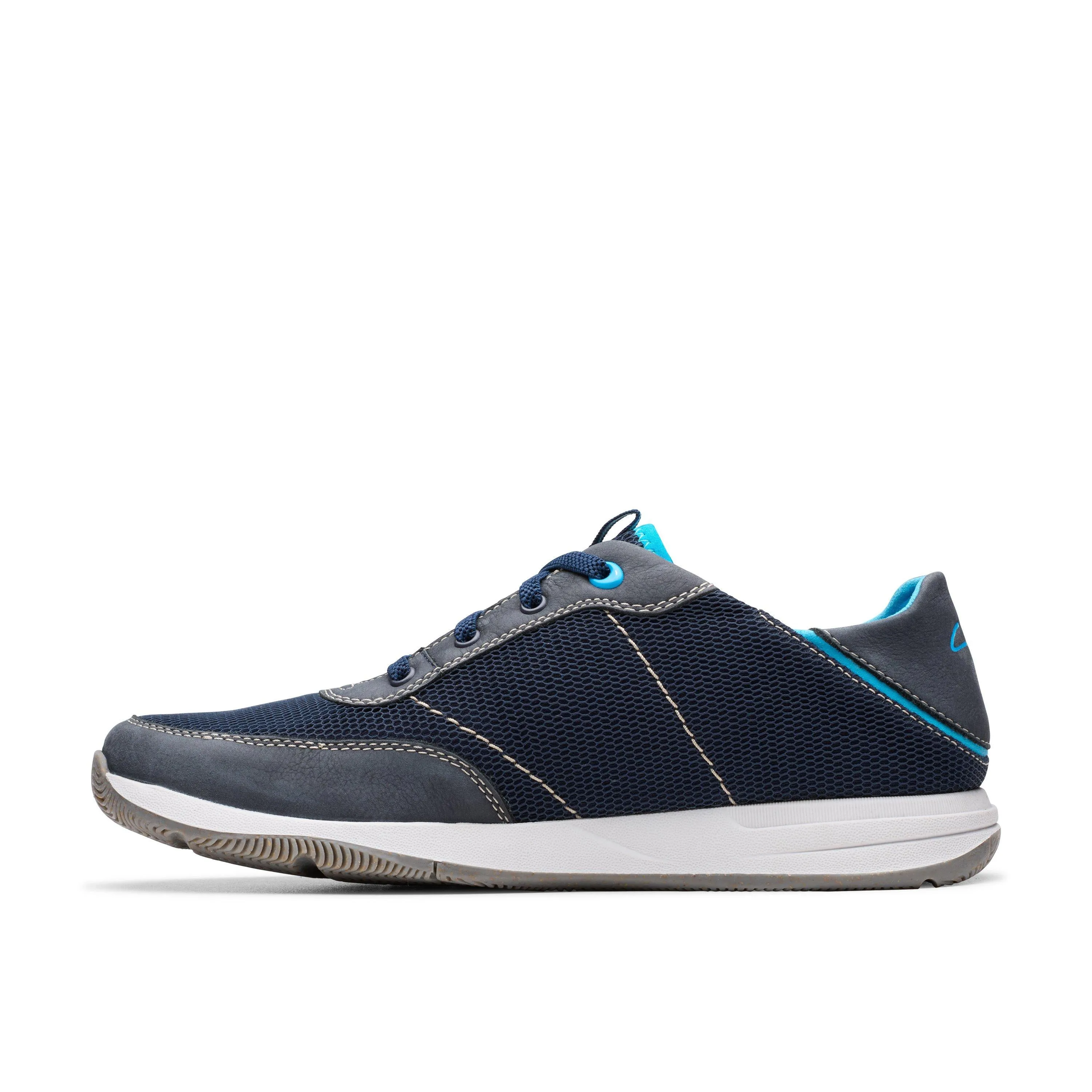 Clarks Sailview Sport in Blue Nubuck
