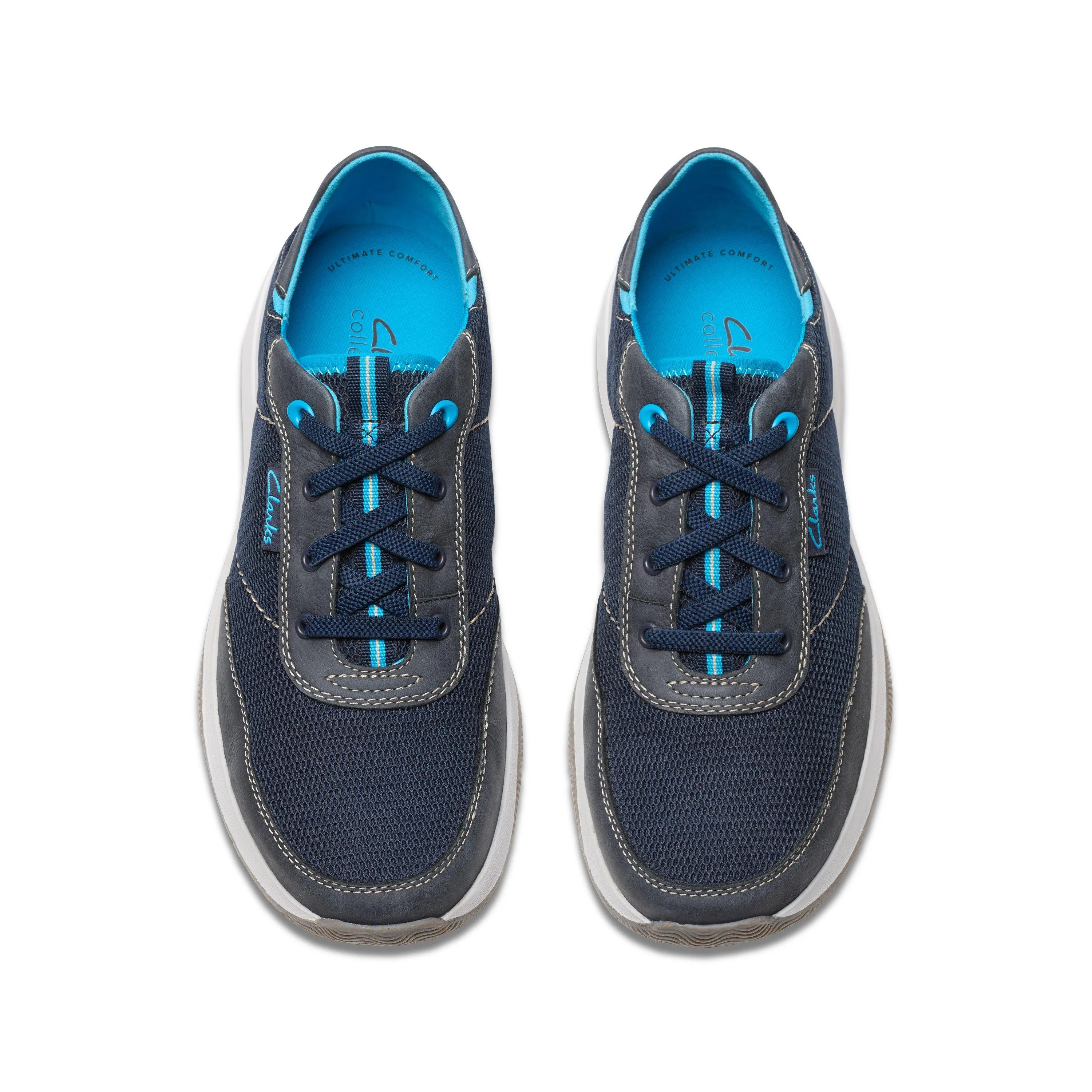 Clarks Sailview Sport in Blue Nubuck