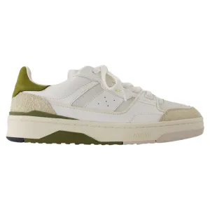 Clay Sneakers - Axel Arigato - Leather - White/Green