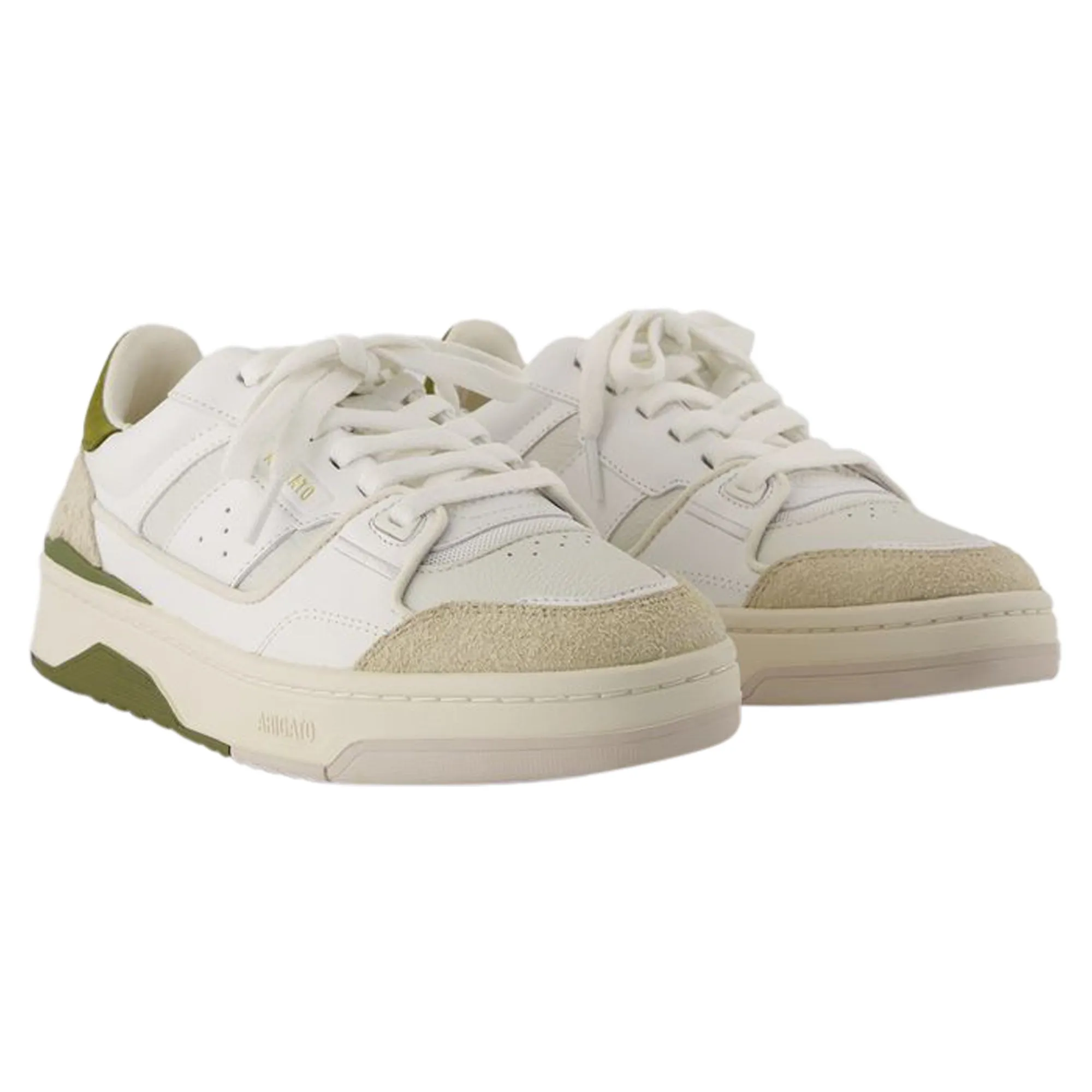 Clay Sneakers - Axel Arigato - Leather - White/Green