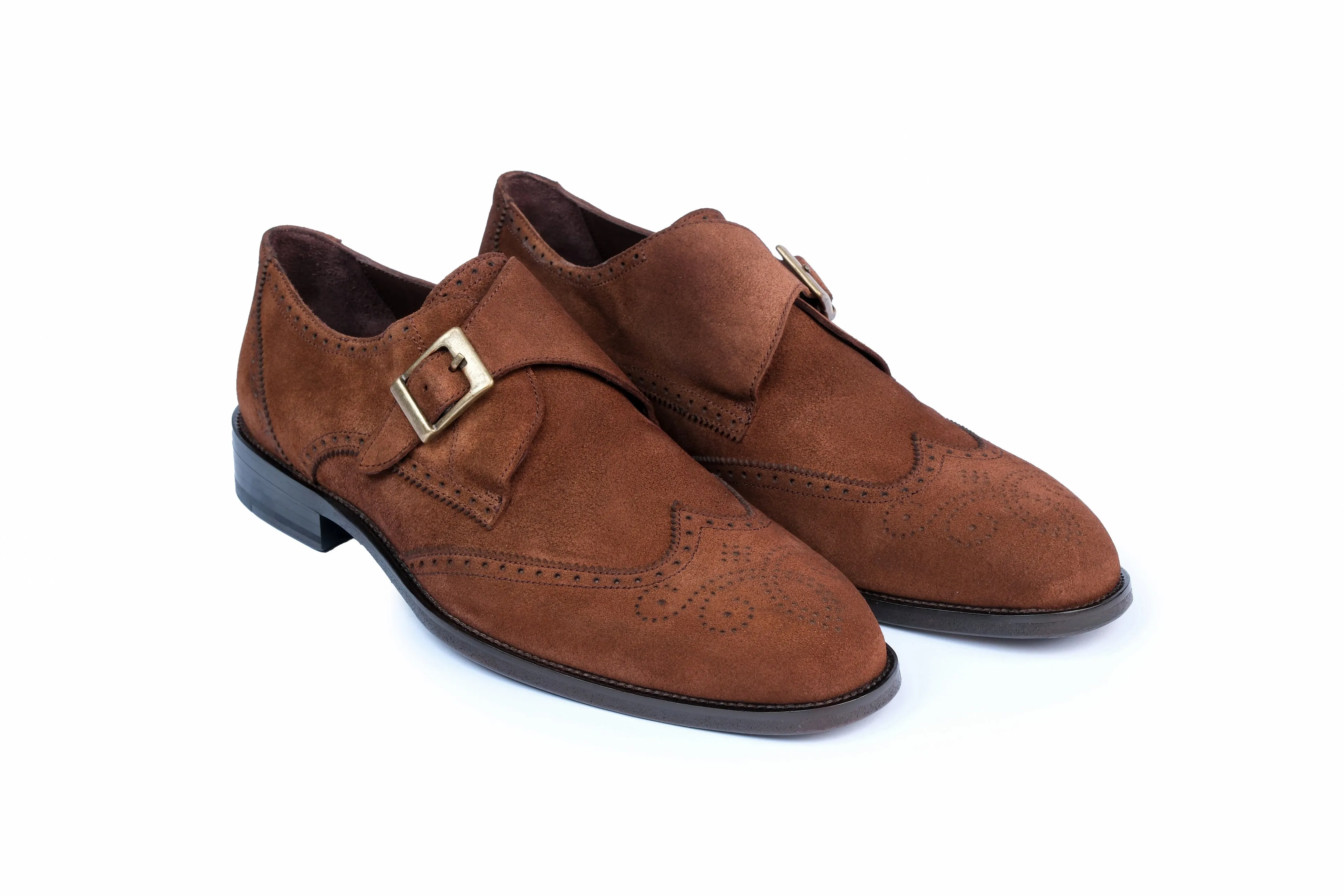 Clinton Wingtip Monk Strap