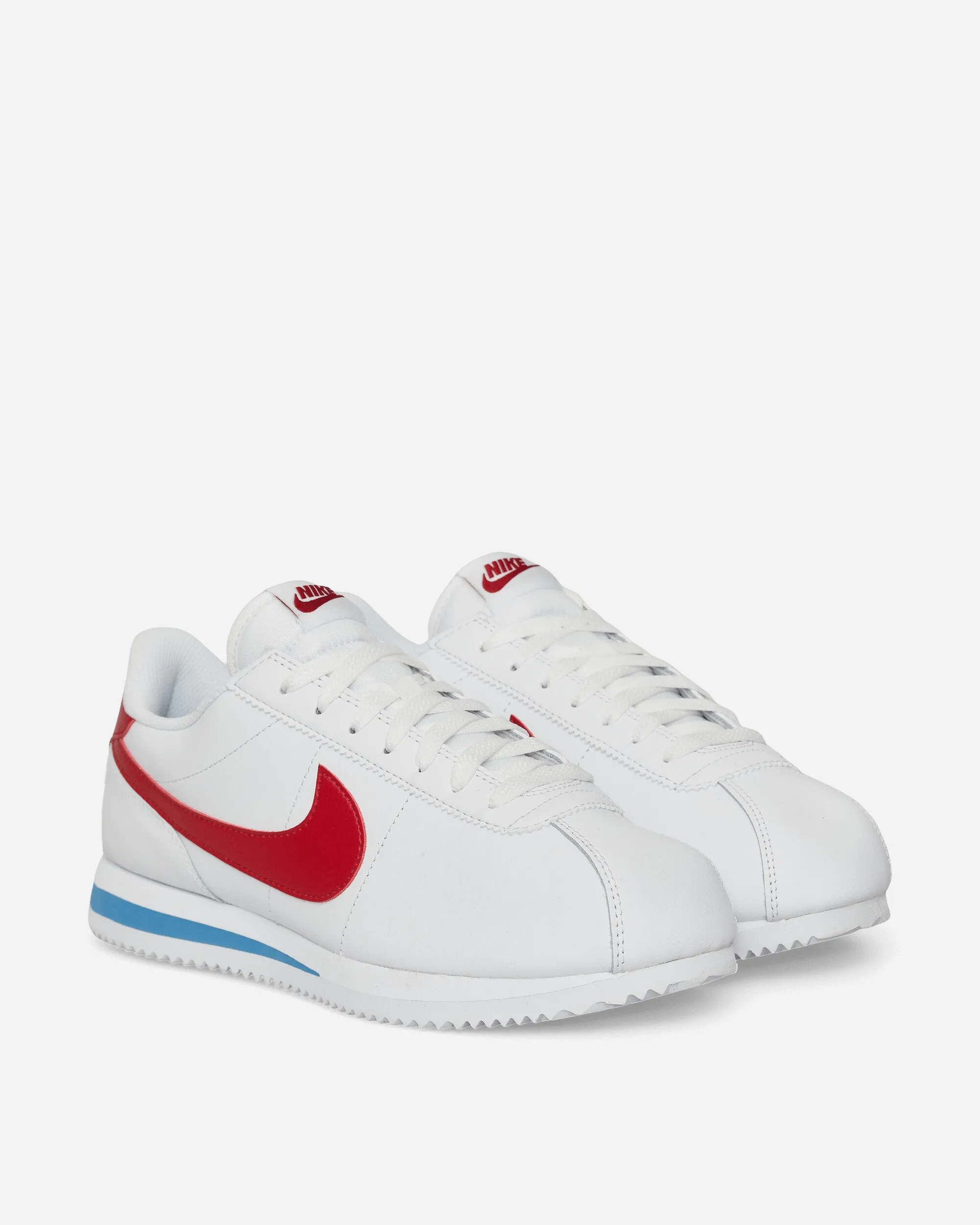 Cortez Leather Sneakers White / Varsity Red
