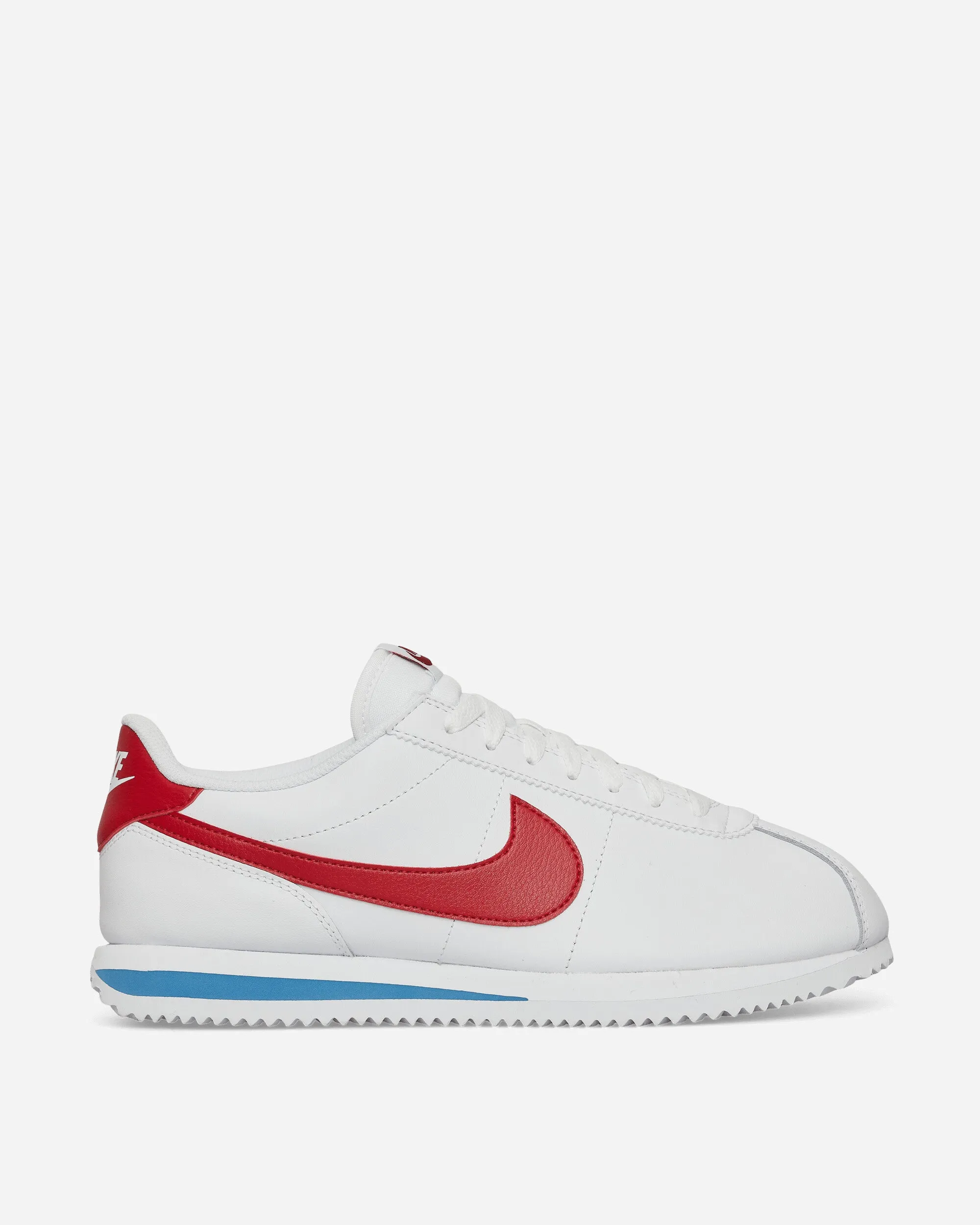 Cortez Leather Sneakers White / Varsity Red