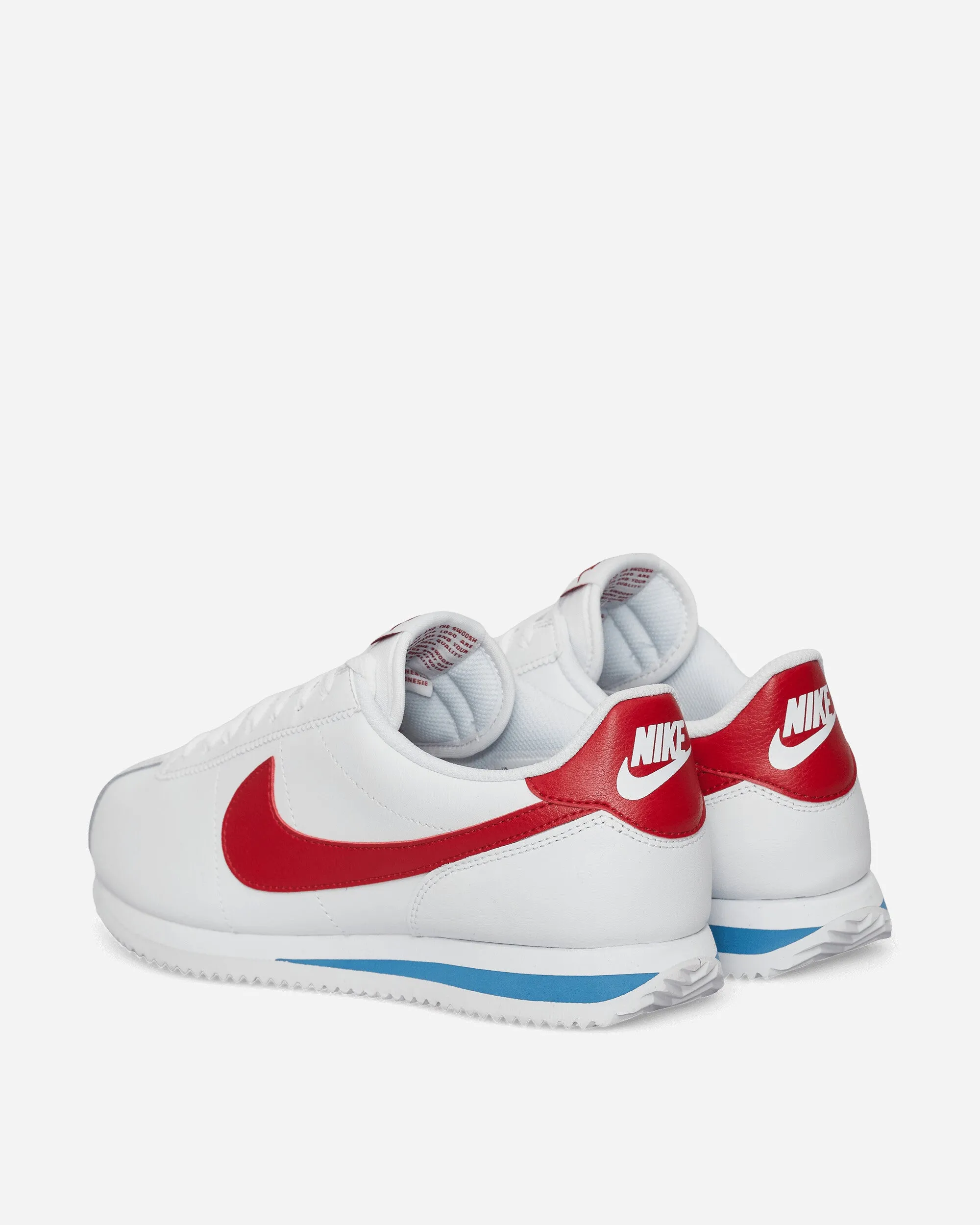 Cortez Leather Sneakers White / Varsity Red