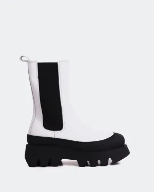 Cranbrook White Leather
