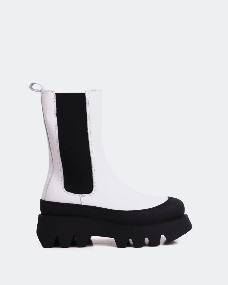 Cranbrook White Leather