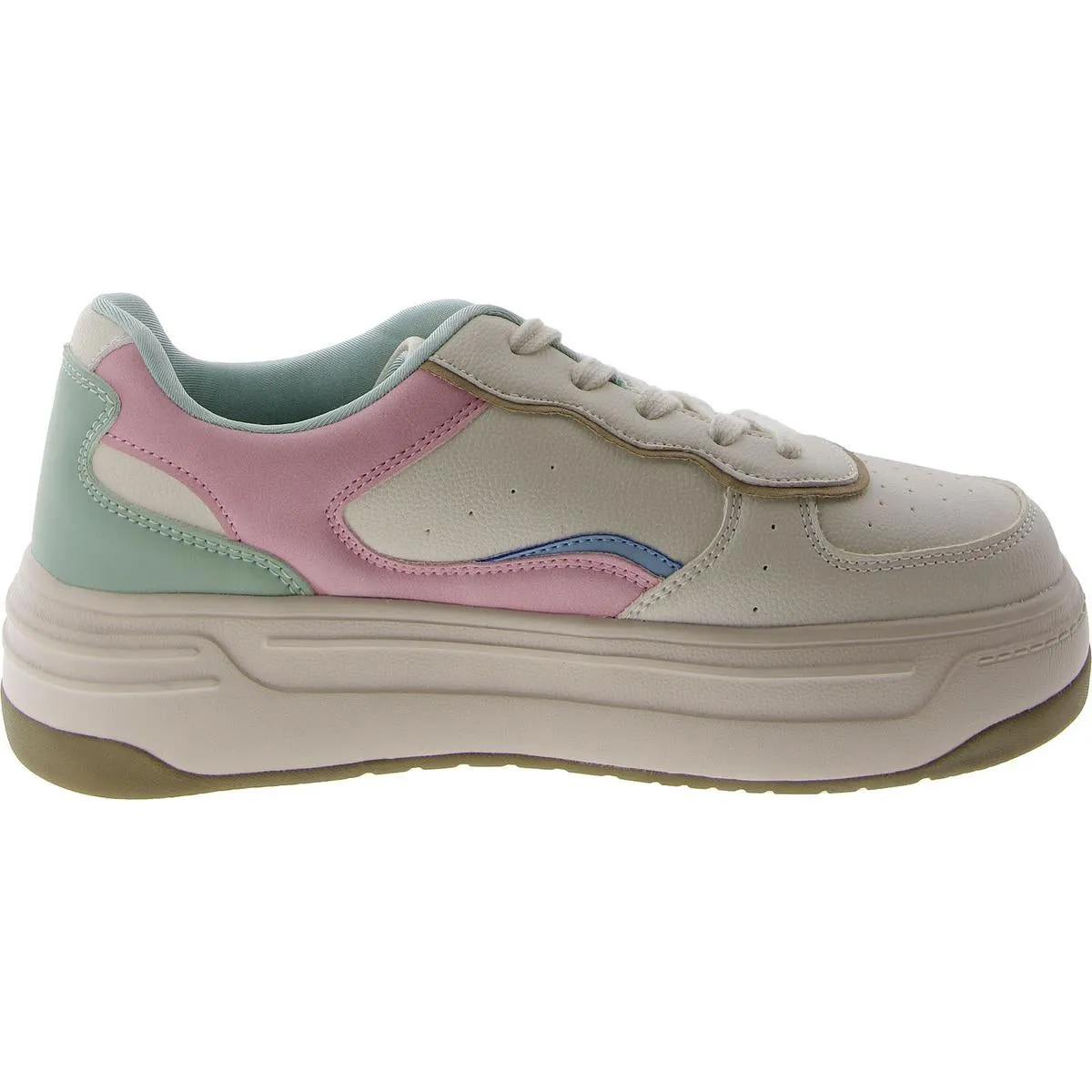 Dandy Womens Leather Padded Insole Casual And Fashion Sneakers