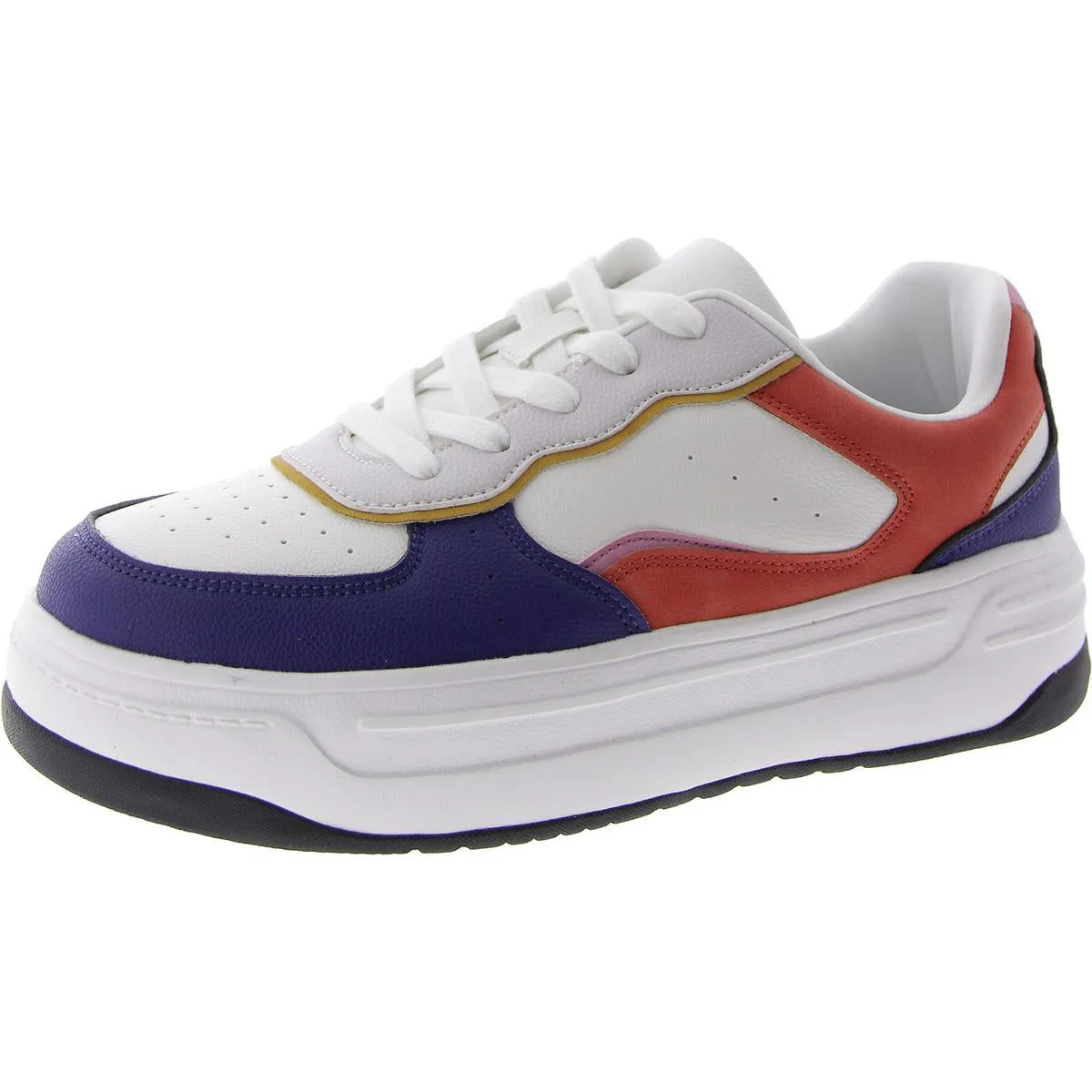 Dandy Womens Leather Padded Insole Casual And Fashion Sneakers