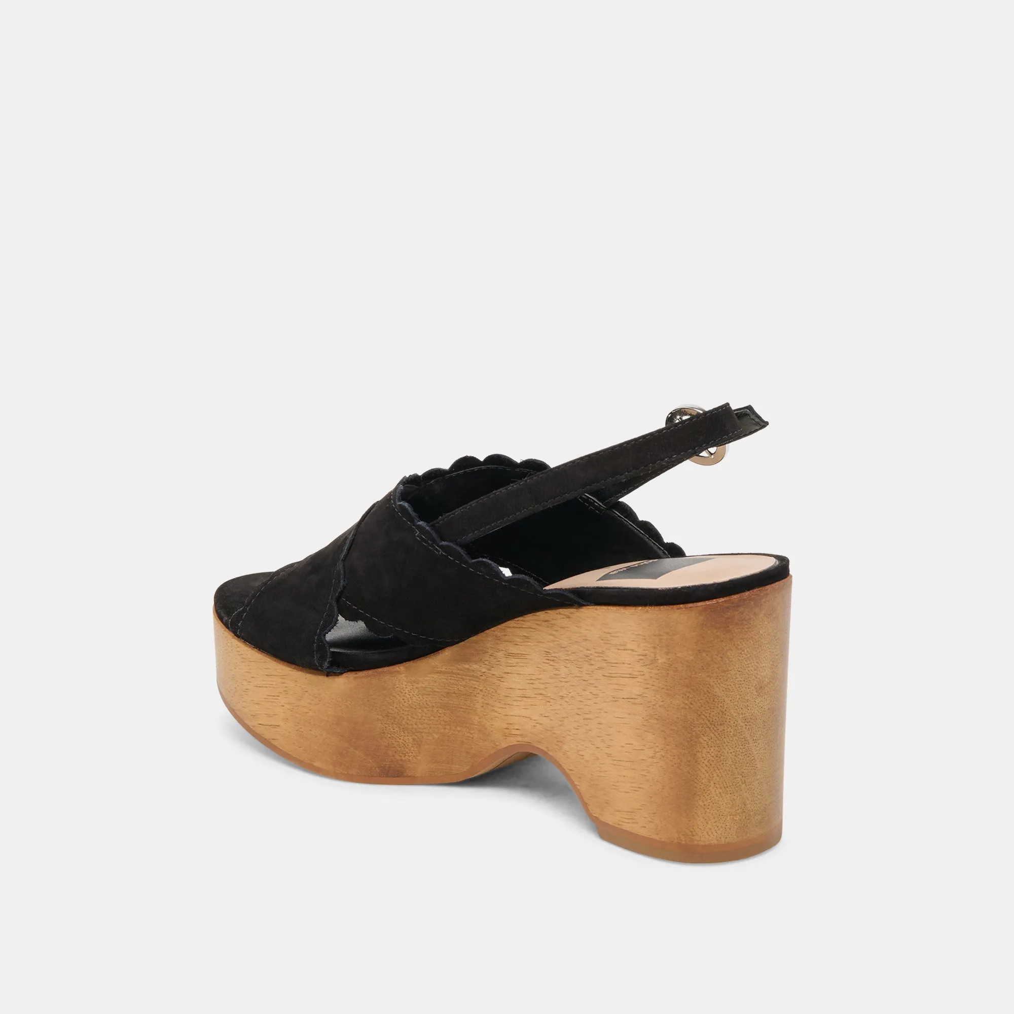 DILION WEDGES BLACK NUBUCK