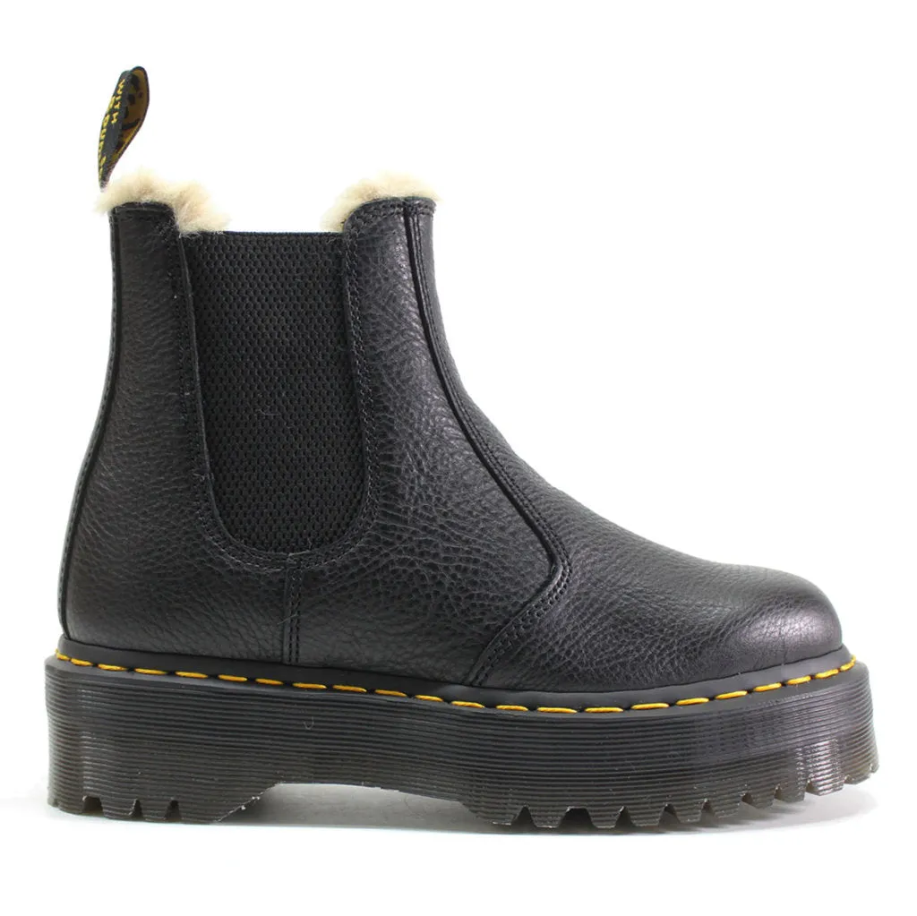 Dr. Martens 2976 Quad FL Pisa Leather Unisex Chelsea Platform Boots