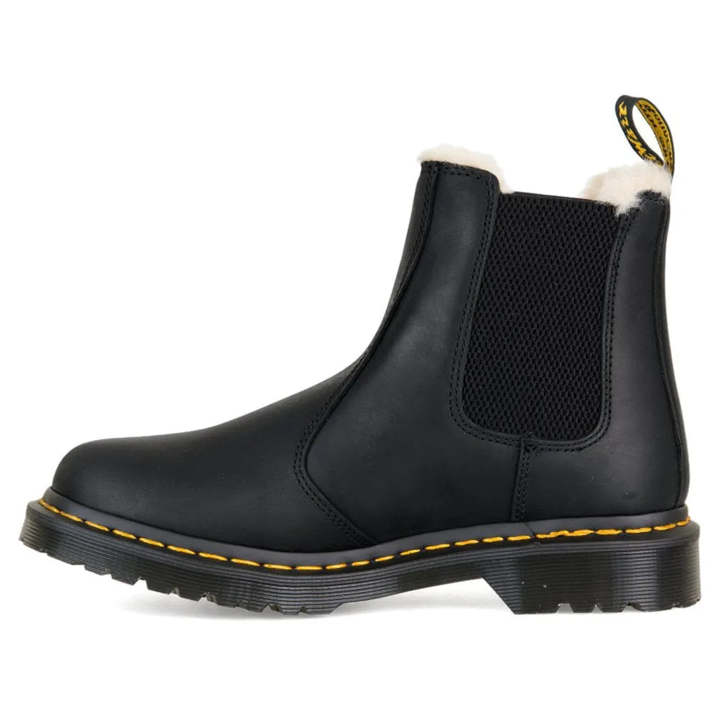Dr. Martens Leonore Black Women's Leather Chelsea Boots