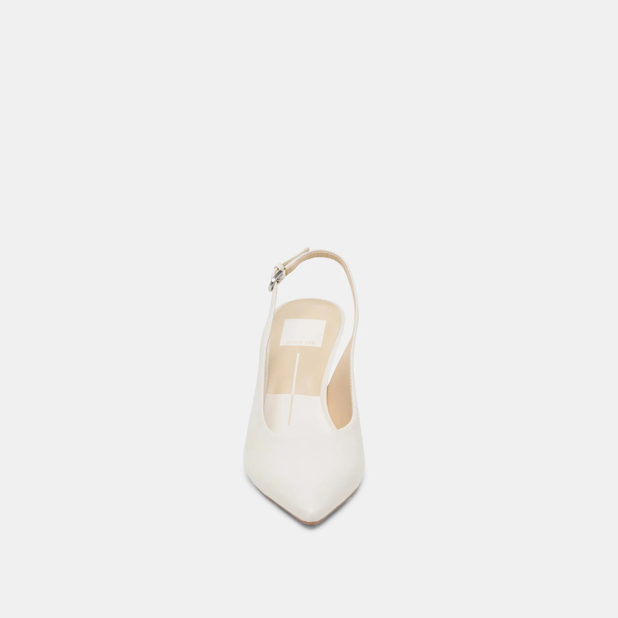 ELASI HEELS WHITE LEATHER